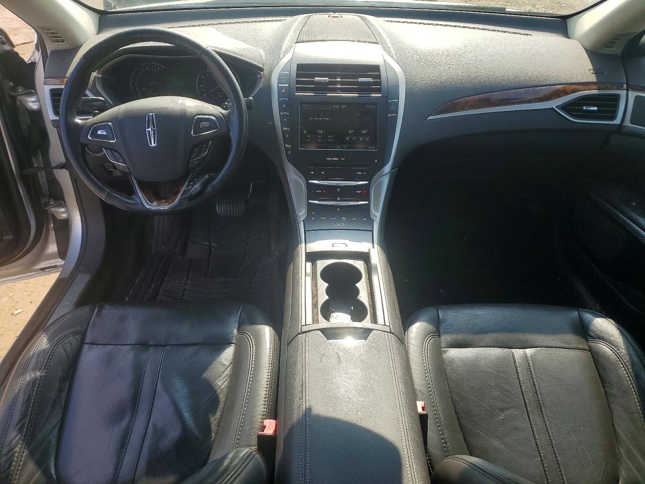2014 Lincoln Mkz Silver vin: 3LN6L2G92ER815675
