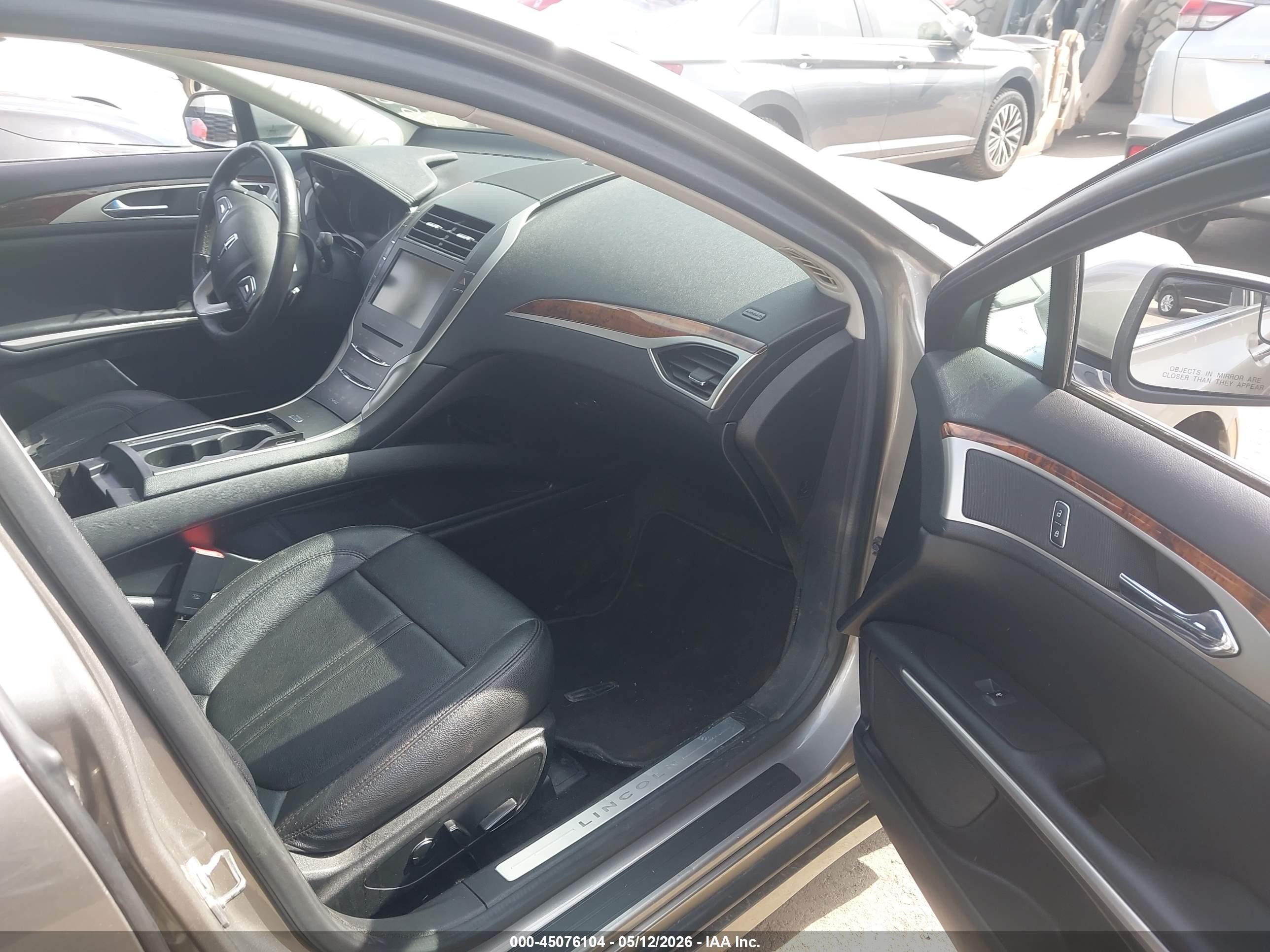 2015 Lincoln Mkz   Gray vin: 3LN6L2G92FR620418