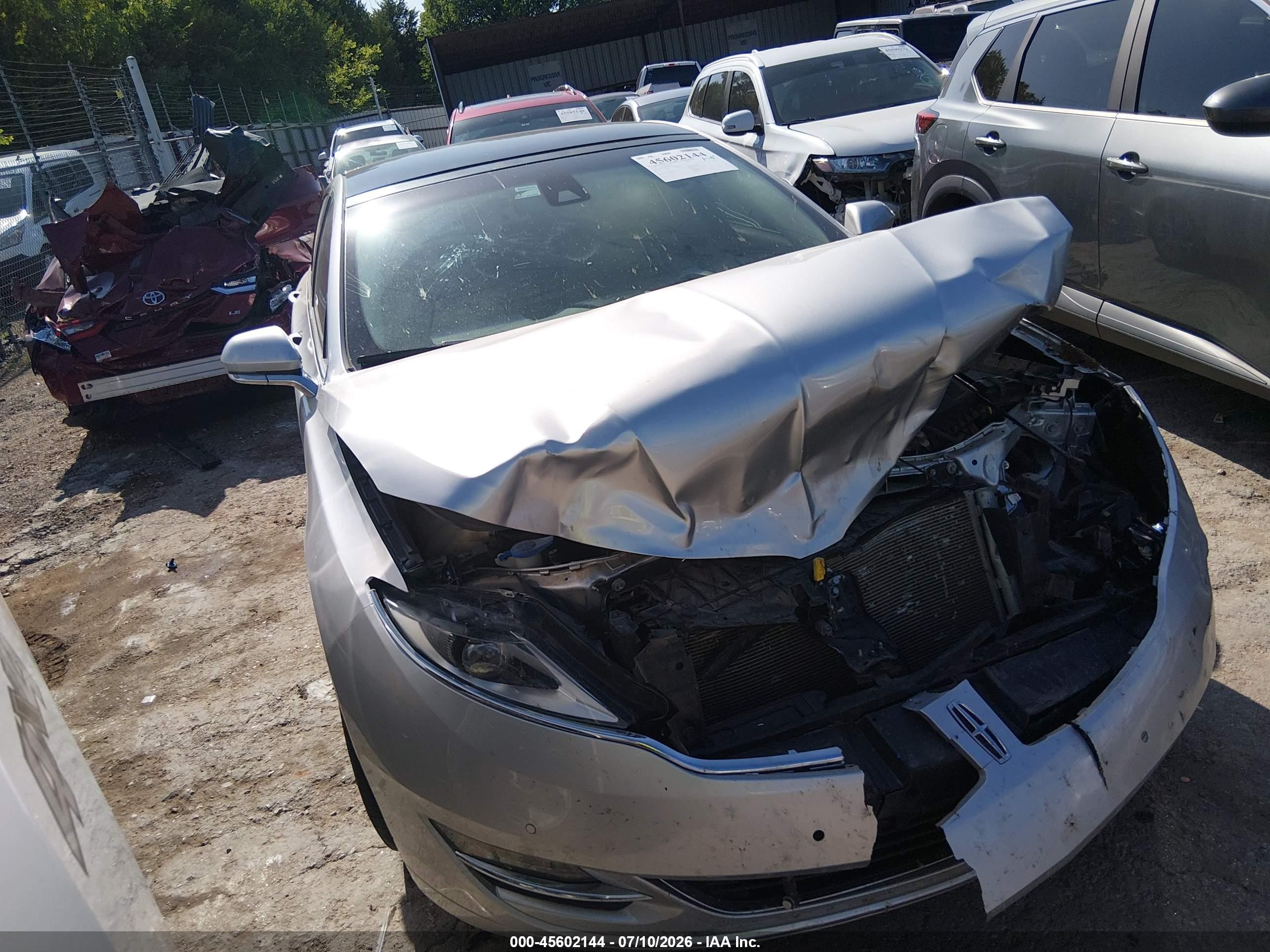 2013 Lincoln Mkz   Silver vin: 3LN6L2G93DR801590