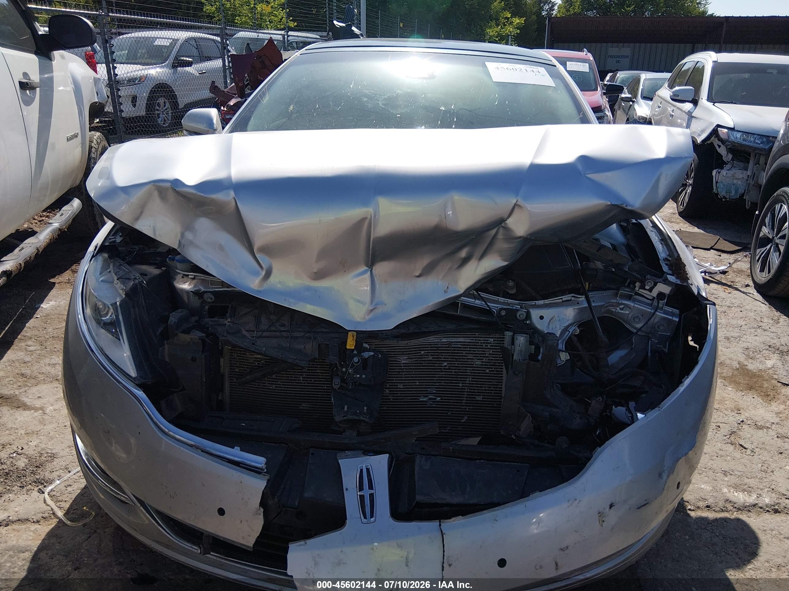 2013 Lincoln Mkz   Silver vin: 3LN6L2G93DR801590