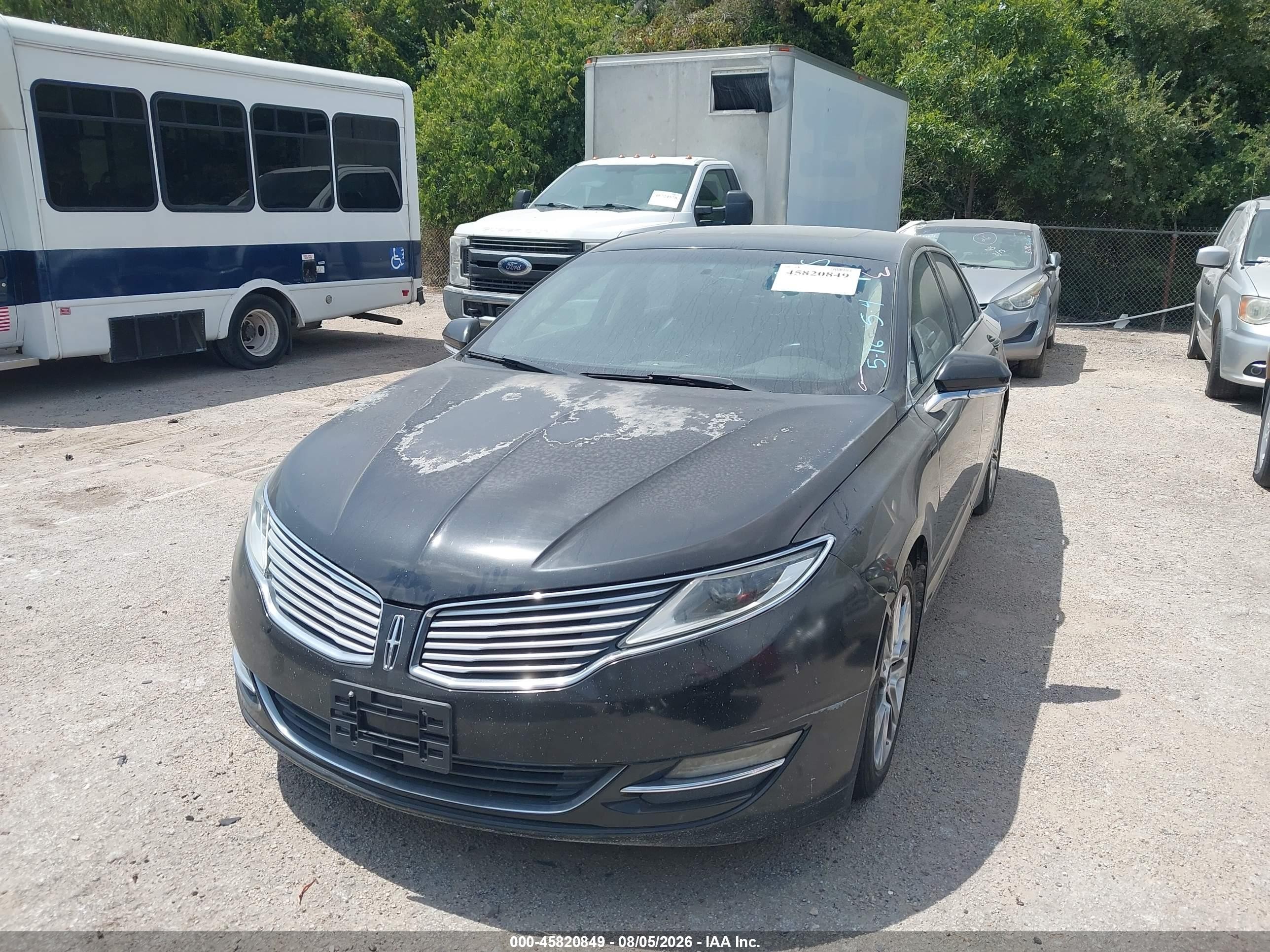 2013 Lincoln Mkz   Black vin: 3LN6L2G93DR802710