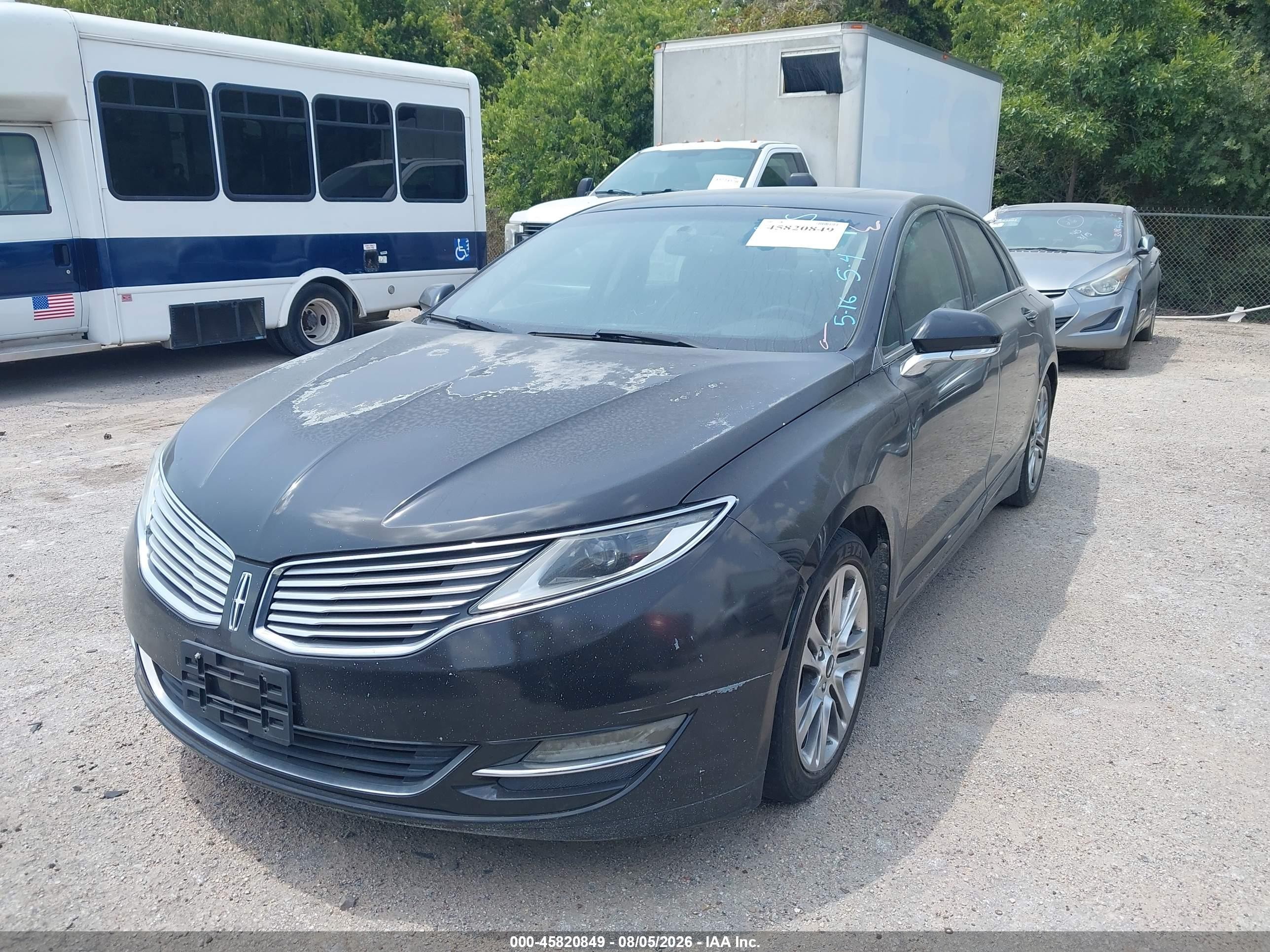 2013 Lincoln Mkz   Black vin: 3LN6L2G93DR802710