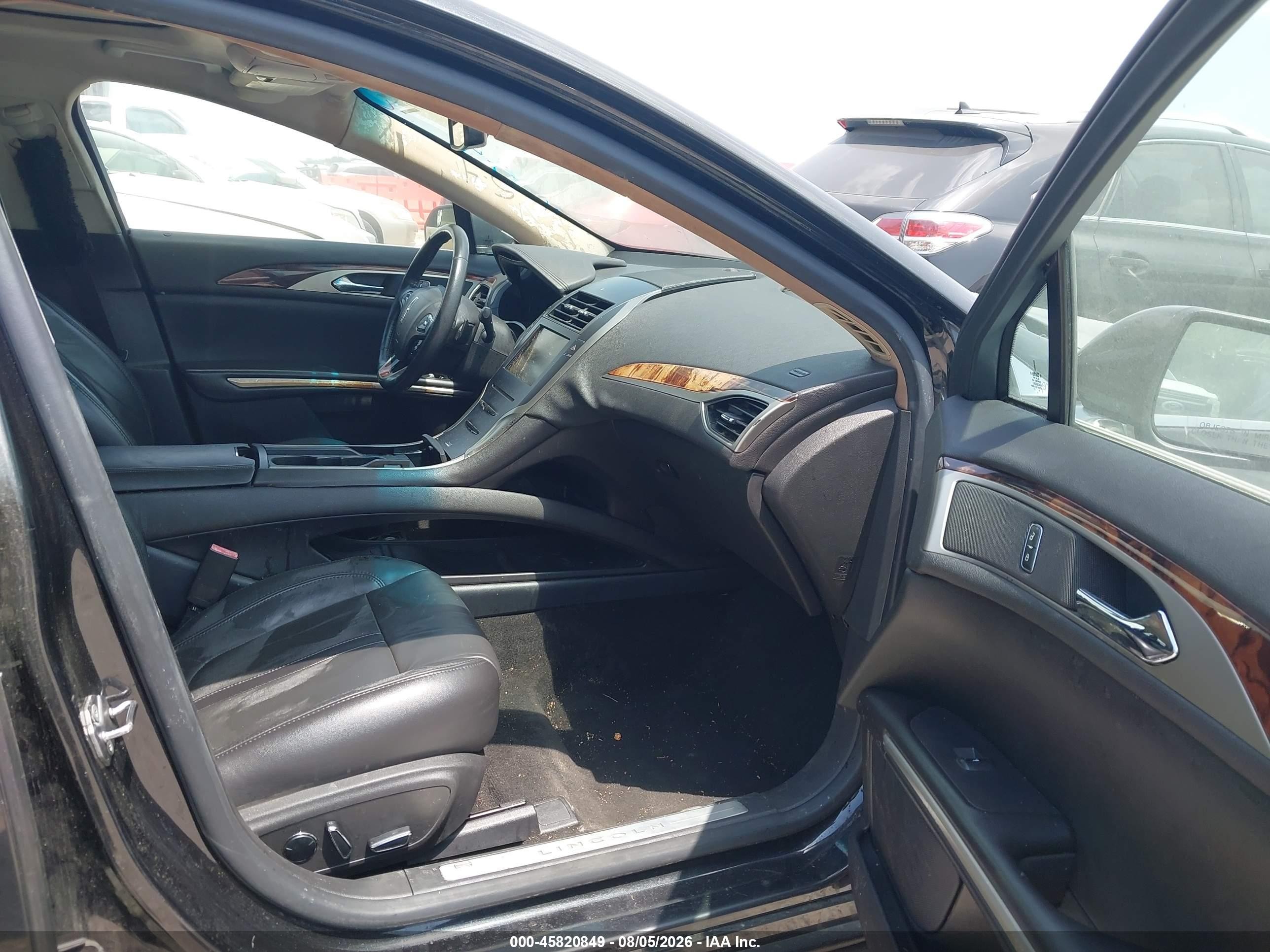2013 Lincoln Mkz   Black vin: 3LN6L2G93DR802710