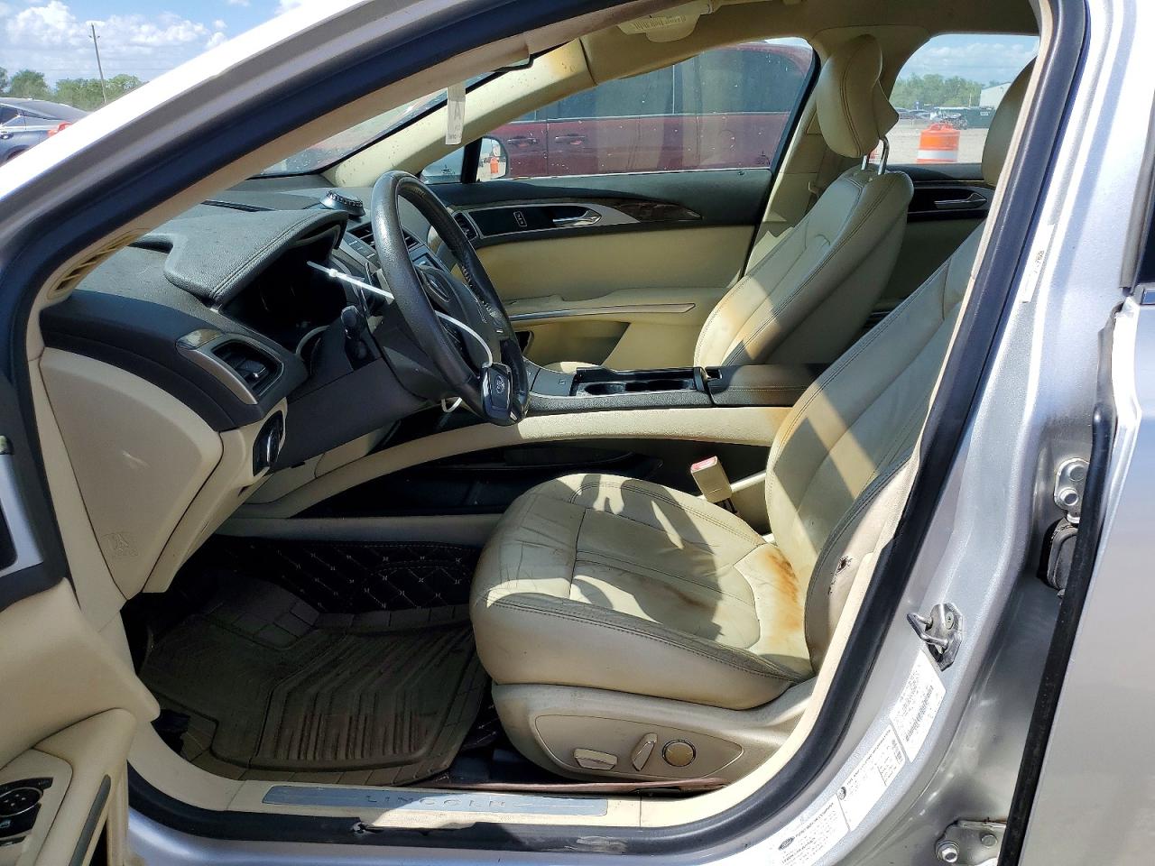 2013 Lincoln Mkz Silver vin: 3LN6L2G93DR805056