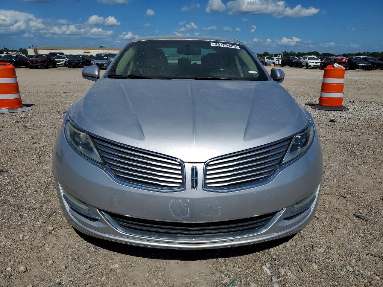2013 Lincoln Mkz Silver vin: 3LN6L2G93DR805056