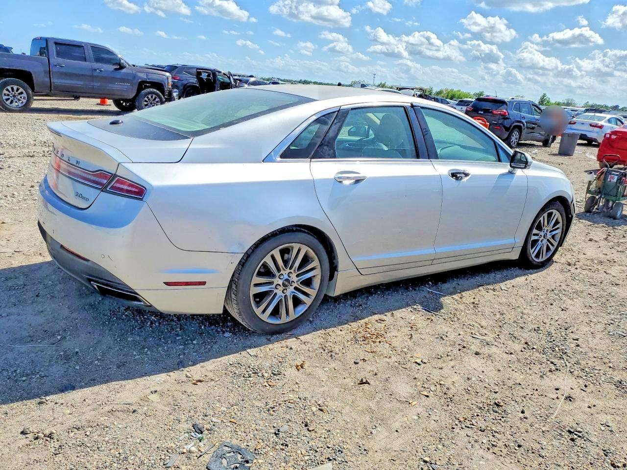 2013 Lincoln Mkz Silver vin: 3LN6L2G93DR805056