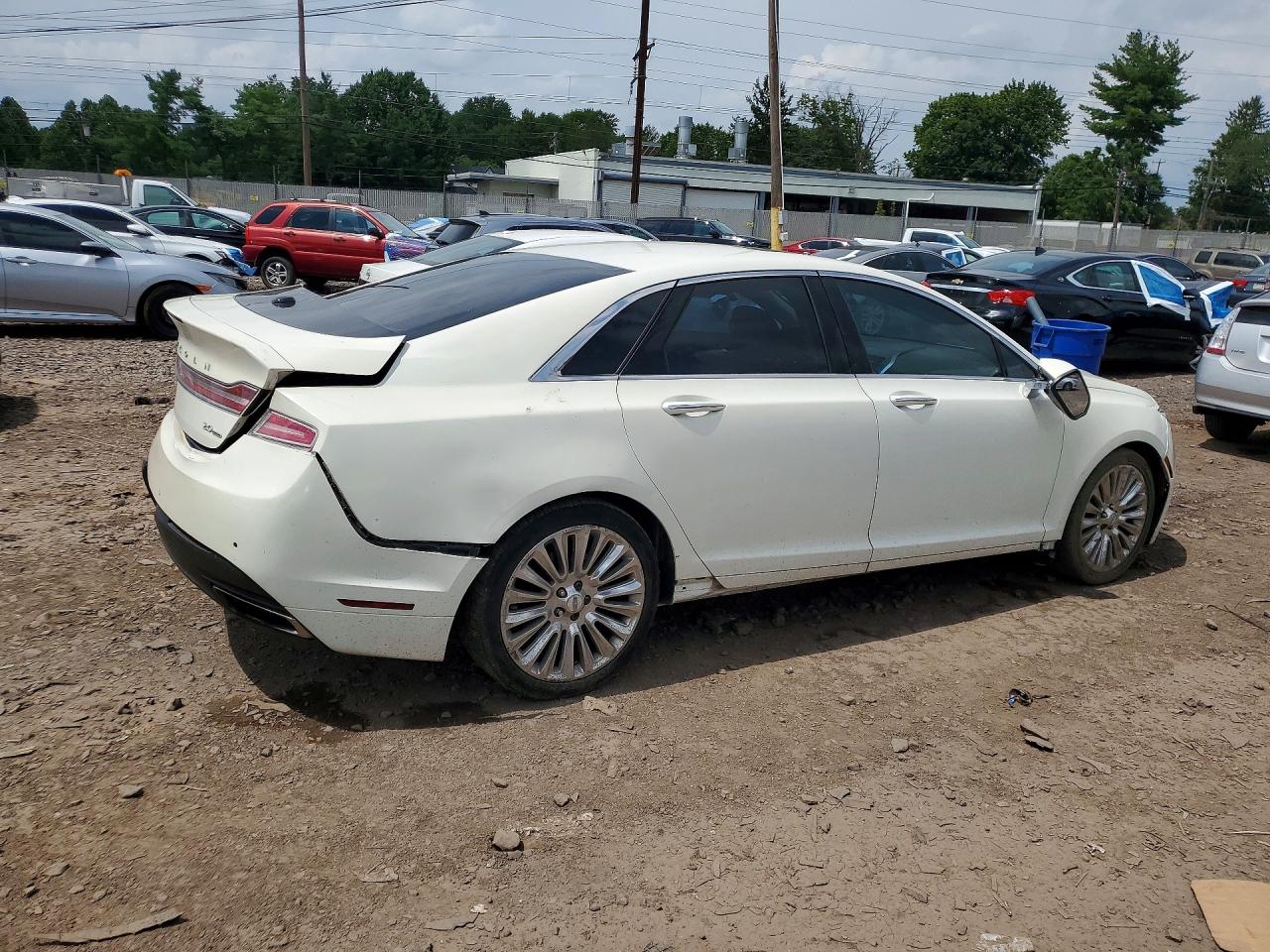 2013 Lincoln Mkz White vin: 3LN6L2G93DR806305