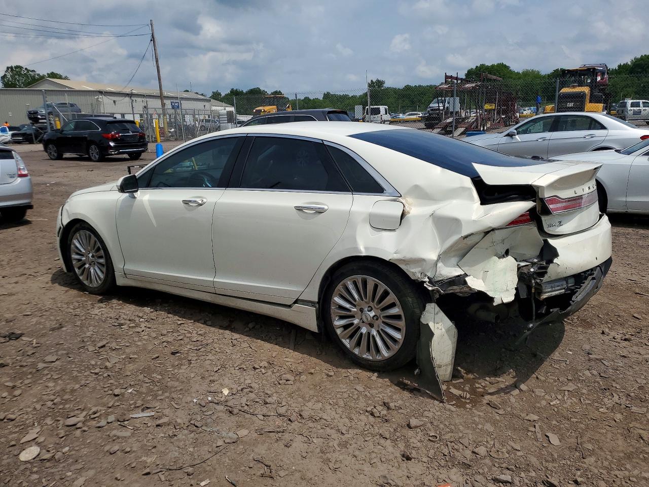 2013 Lincoln Mkz White vin: 3LN6L2G93DR806305