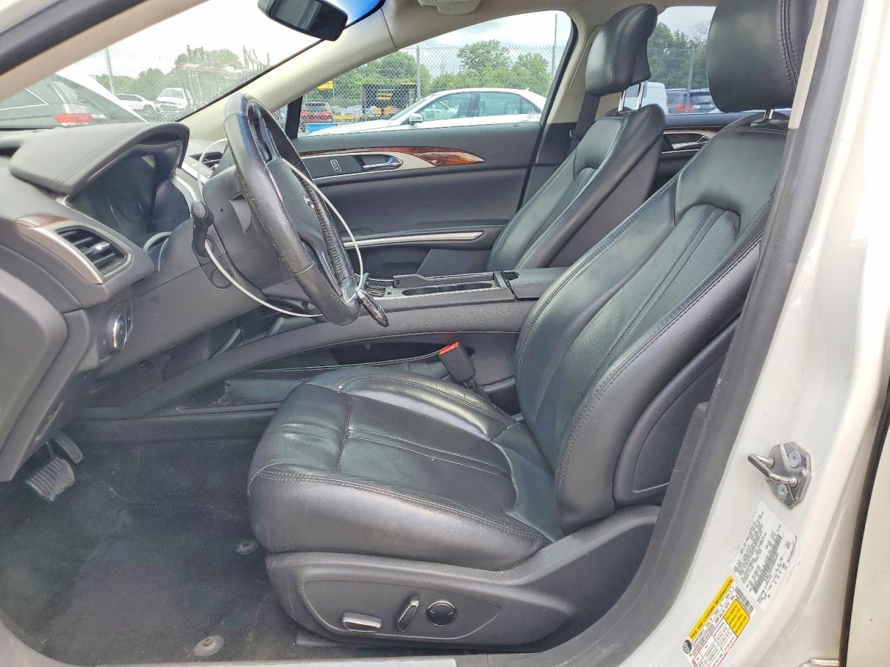 2013 Lincoln Mkz White vin: 3LN6L2G93DR806305
