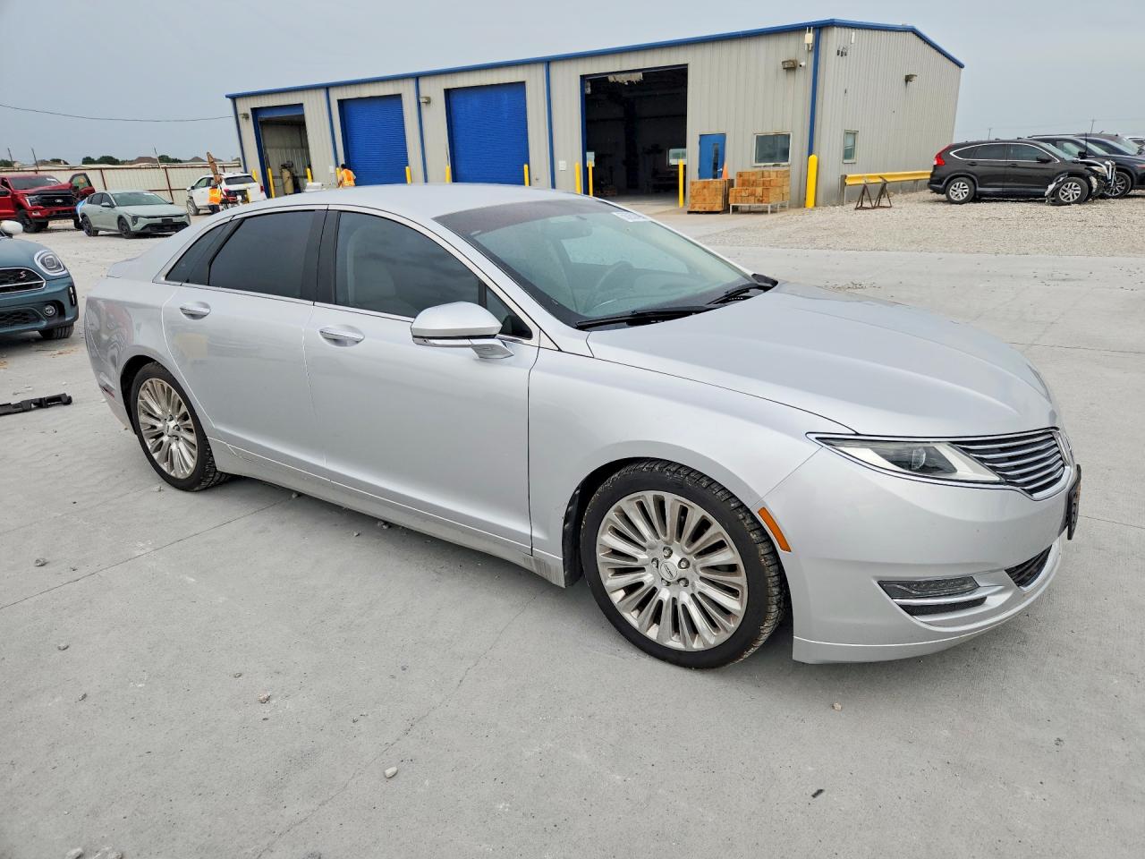 2013 Lincoln Mkz Silver vin: 3LN6L2G93DR807812