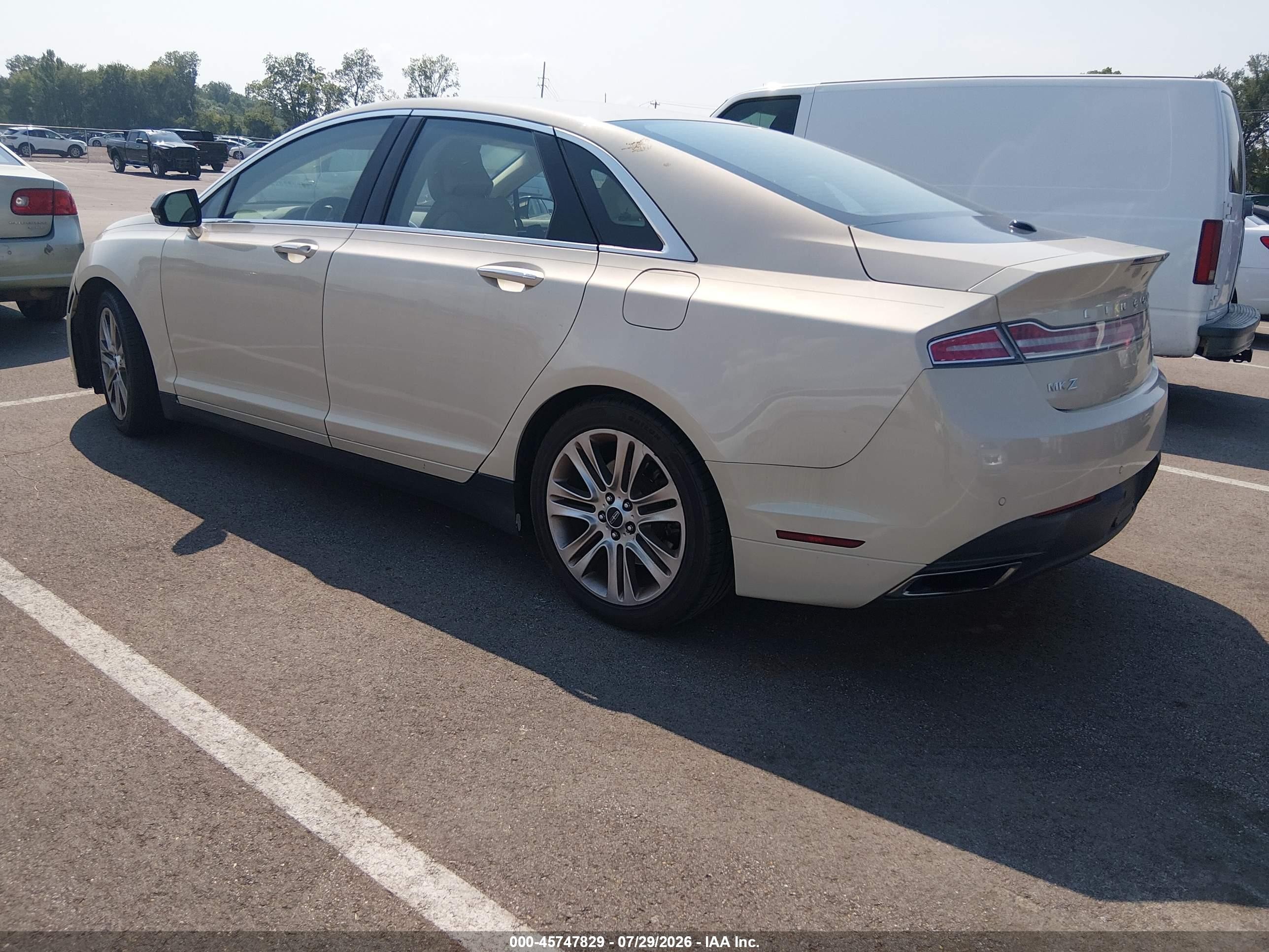 2015 Lincoln Mkz   Cream vin: 3LN6L2G93FR602140