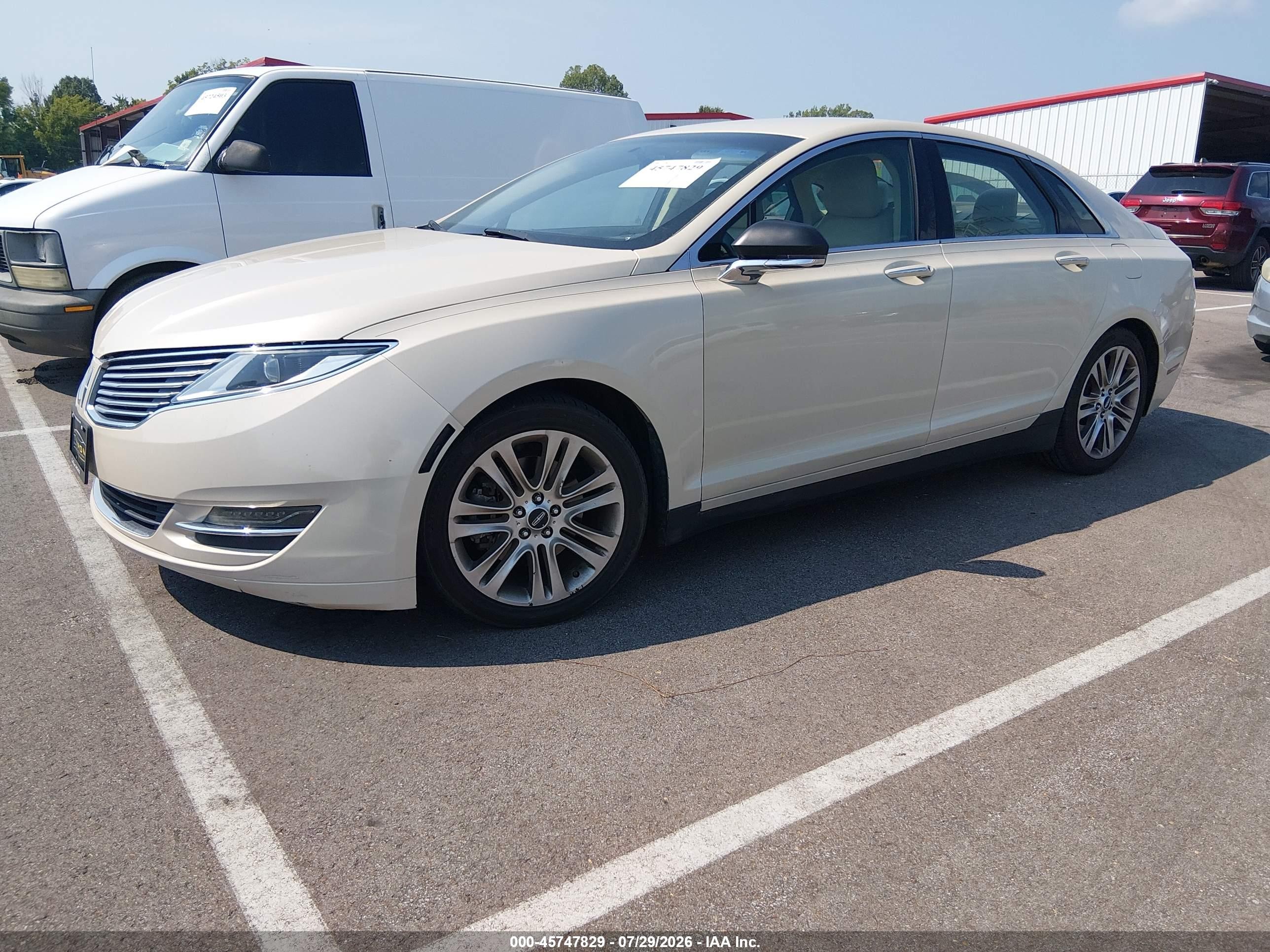 2015 Lincoln Mkz   Cream vin: 3LN6L2G93FR602140