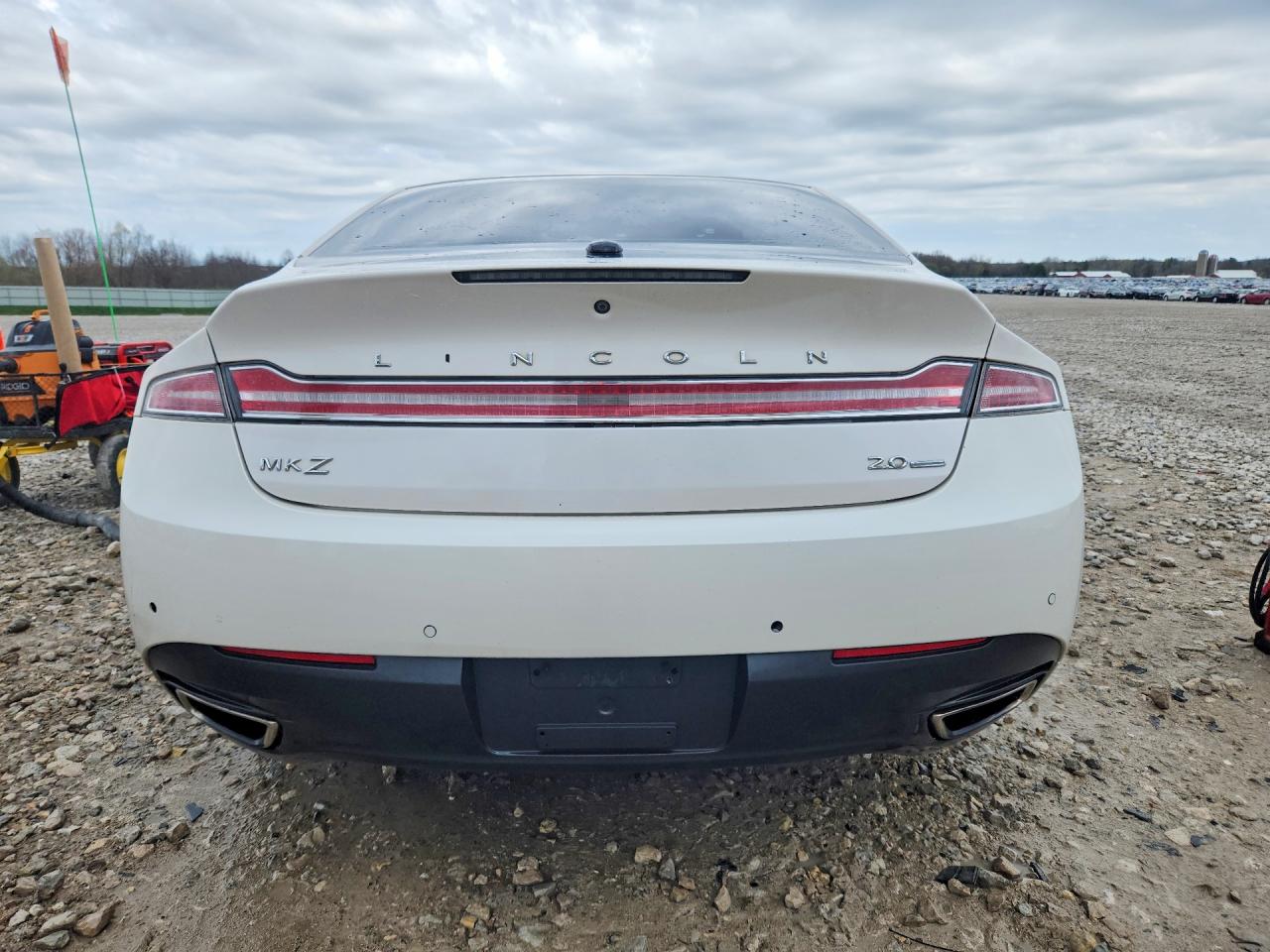 2013 Lincoln Mkz White vin: 3LN6L2G94DR801677