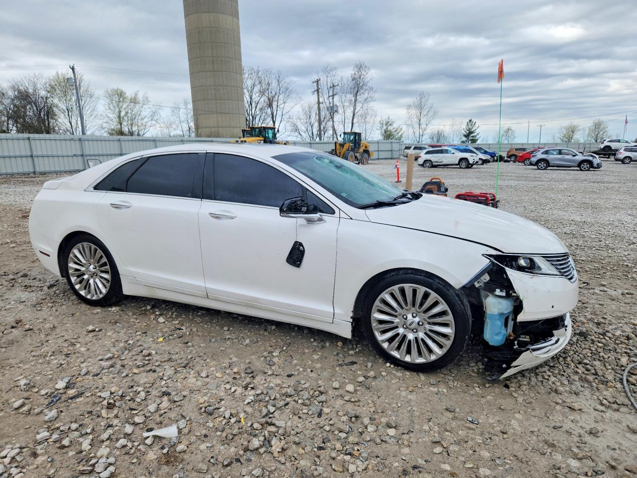 2013 Lincoln Mkz White vin: 3LN6L2G94DR801677