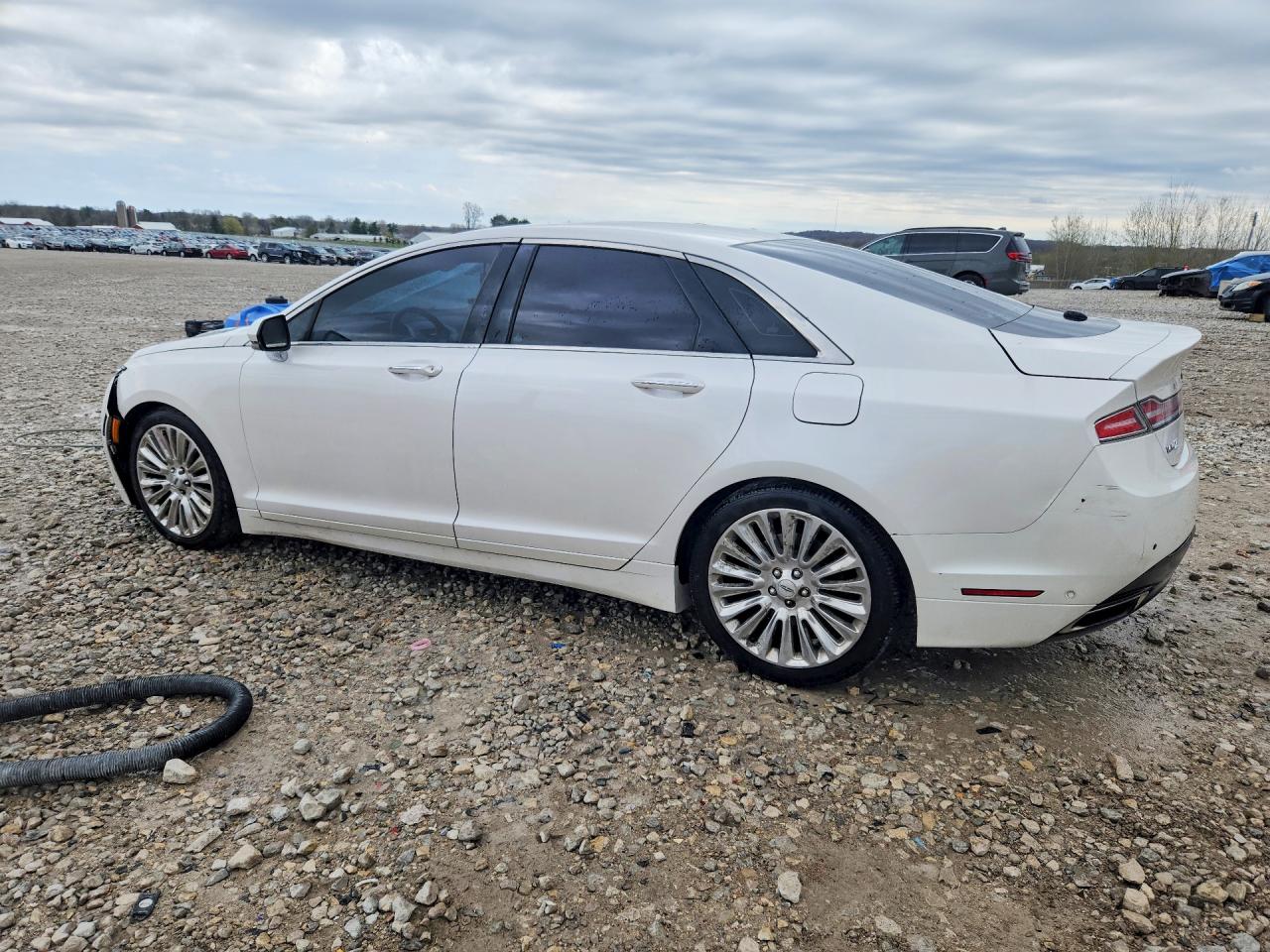 2013 Lincoln Mkz White vin: 3LN6L2G94DR801677