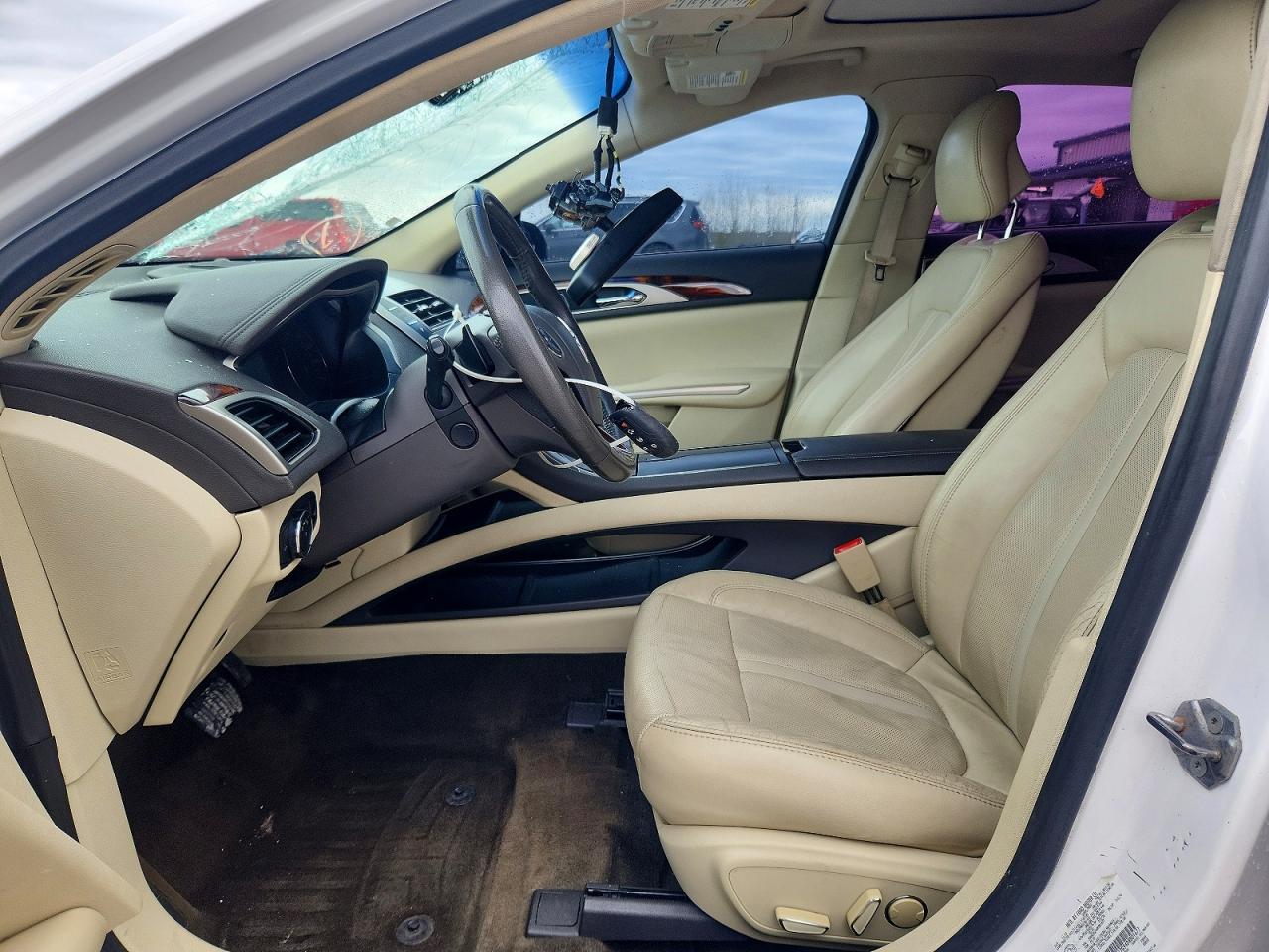 2013 Lincoln Mkz White vin: 3LN6L2G94DR801677