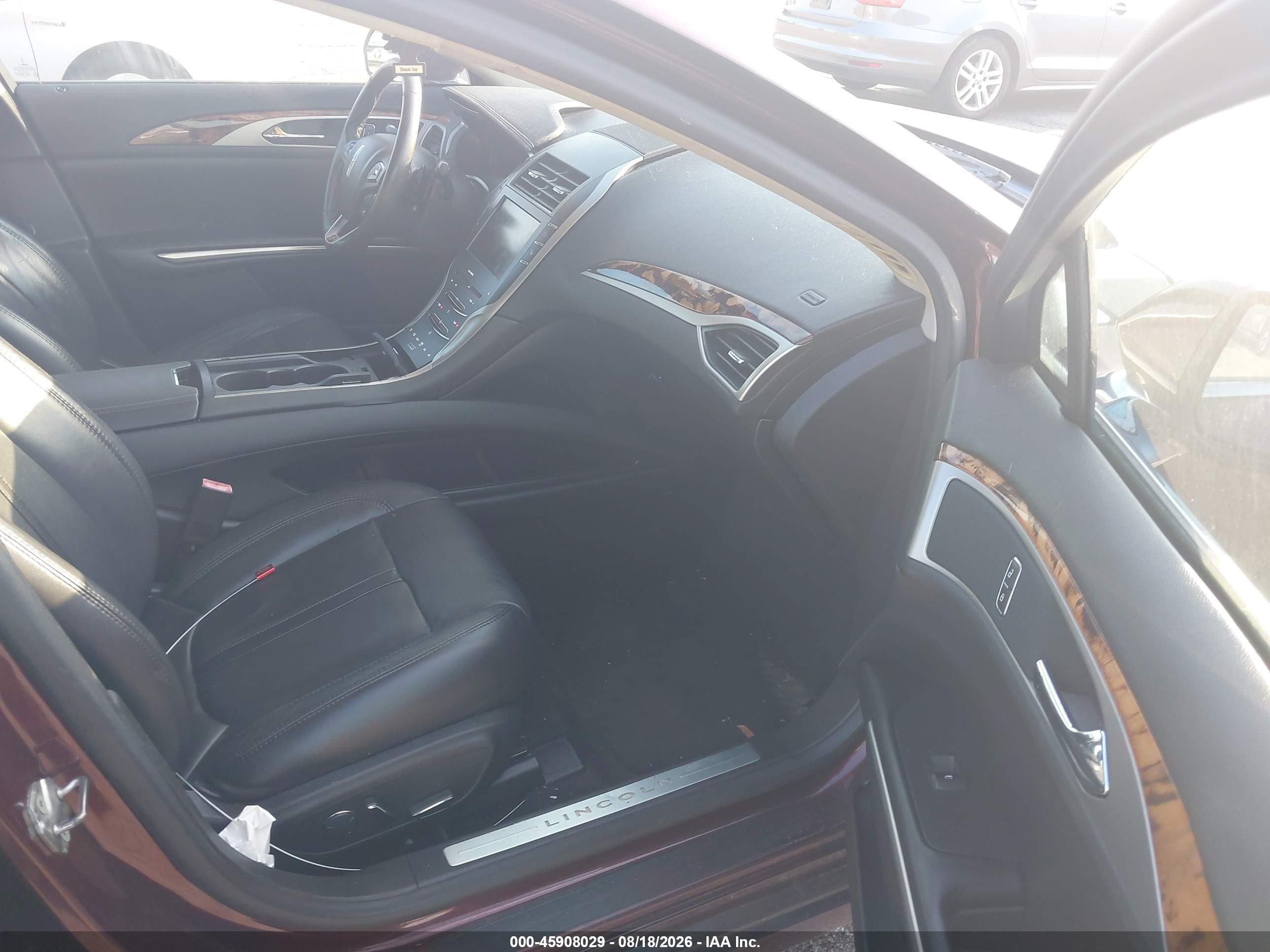 2013 Lincoln Mkz   Burgundy vin: 3LN6L2G94DR825199