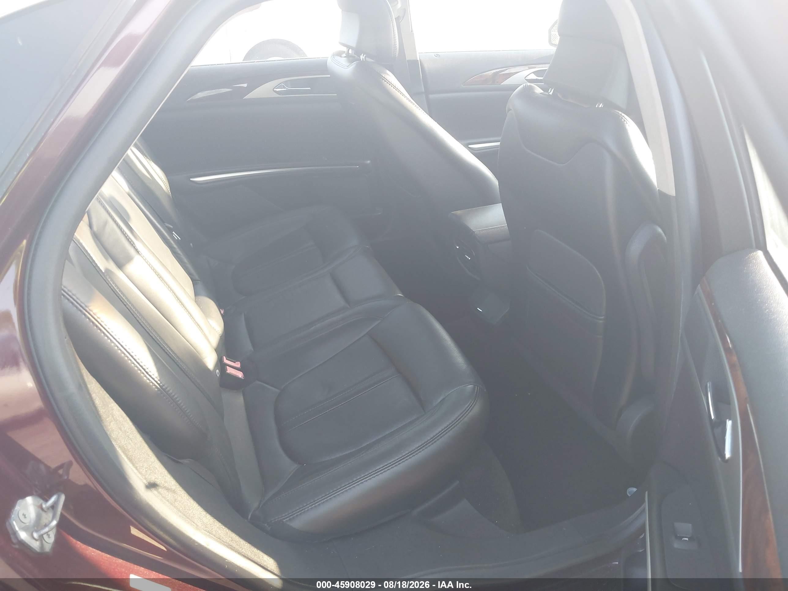 2013 Lincoln Mkz   Burgundy vin: 3LN6L2G94DR825199