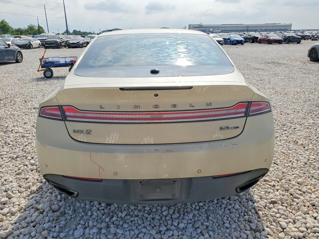2014 Lincoln Mkz Beige vin: 3LN6L2G94ER803933