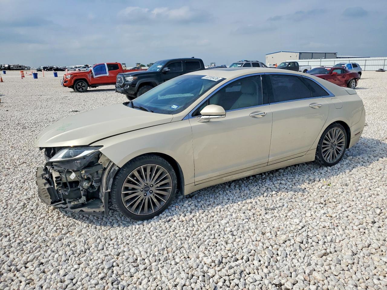 2014 Lincoln Mkz Beige vin: 3LN6L2G94ER803933