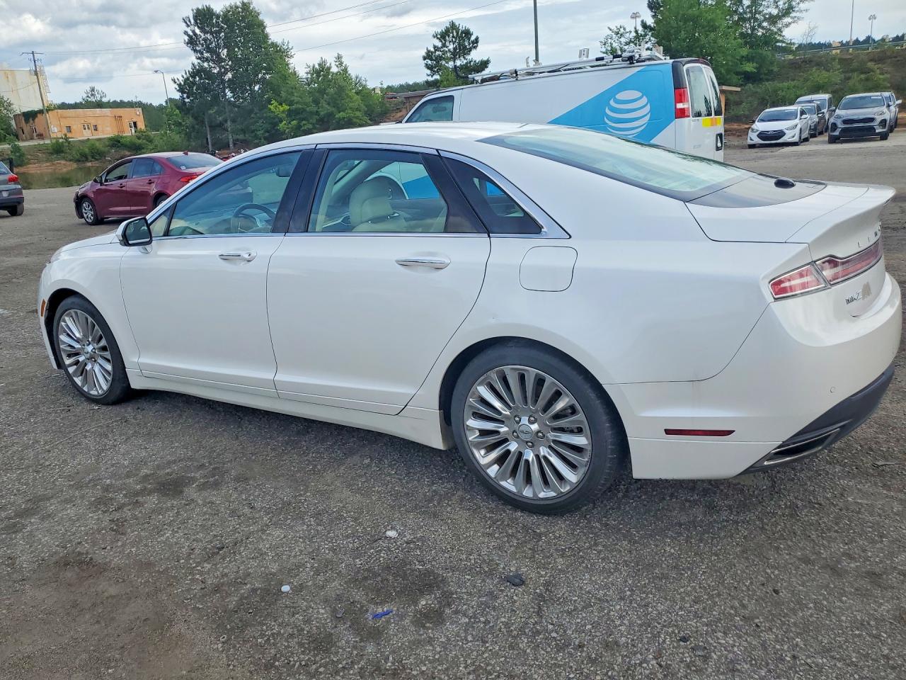 2014 Lincoln Mkz White vin: 3LN6L2G94ER813359