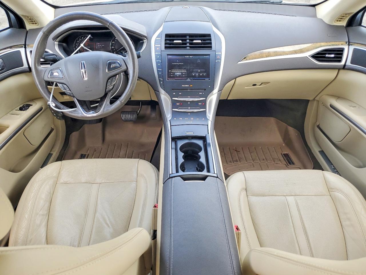2014 Lincoln Mkz White vin: 3LN6L2G94ER813359