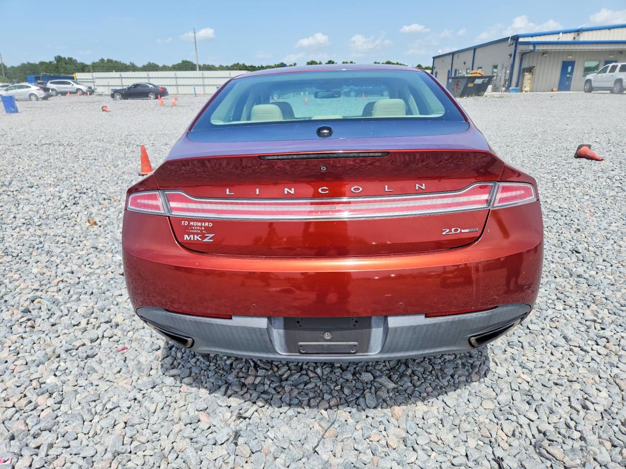 2014 Lincoln Mkz Orange vin: 3LN6L2G94ER832221