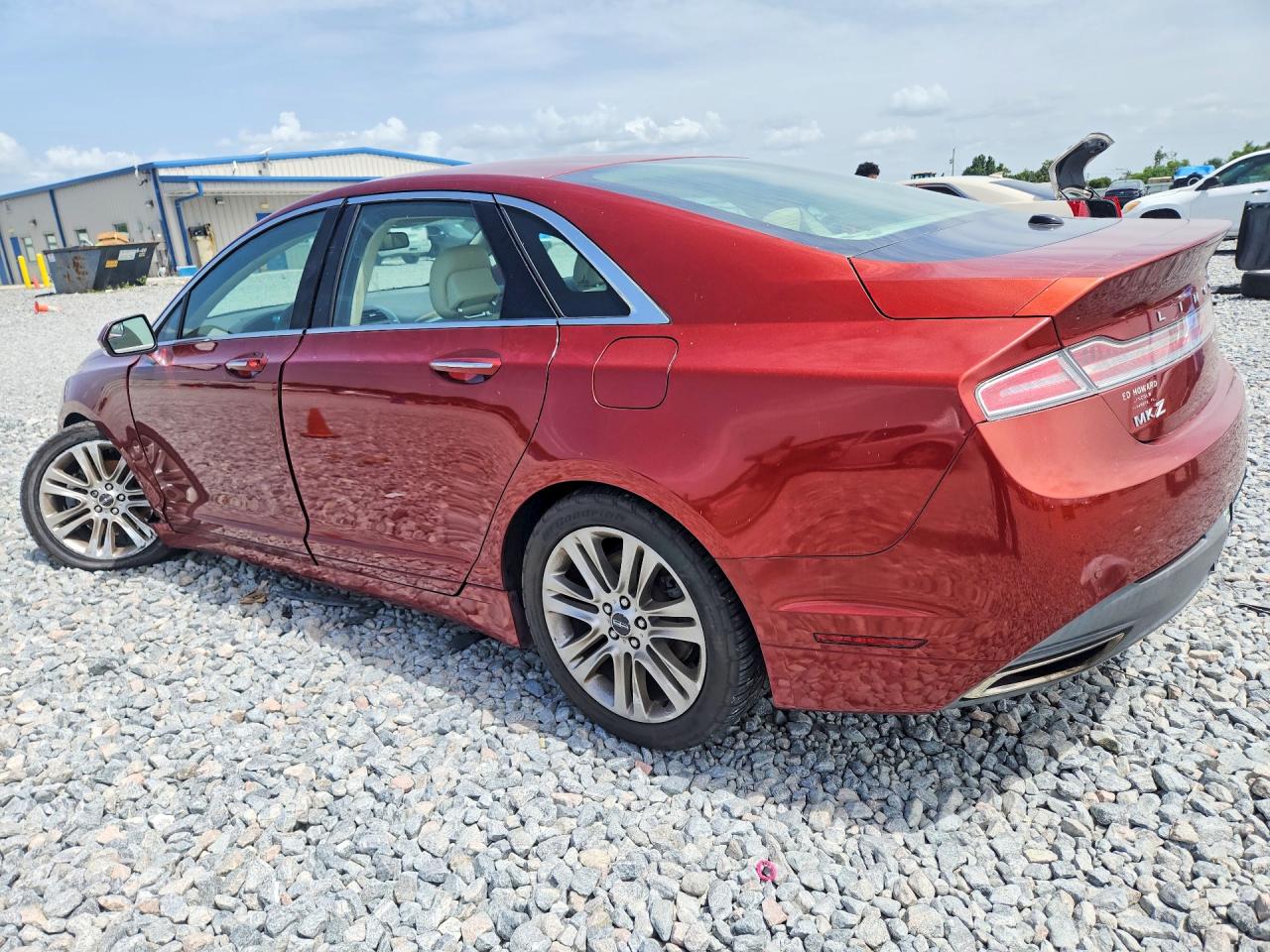 2014 Lincoln Mkz Orange vin: 3LN6L2G94ER832221