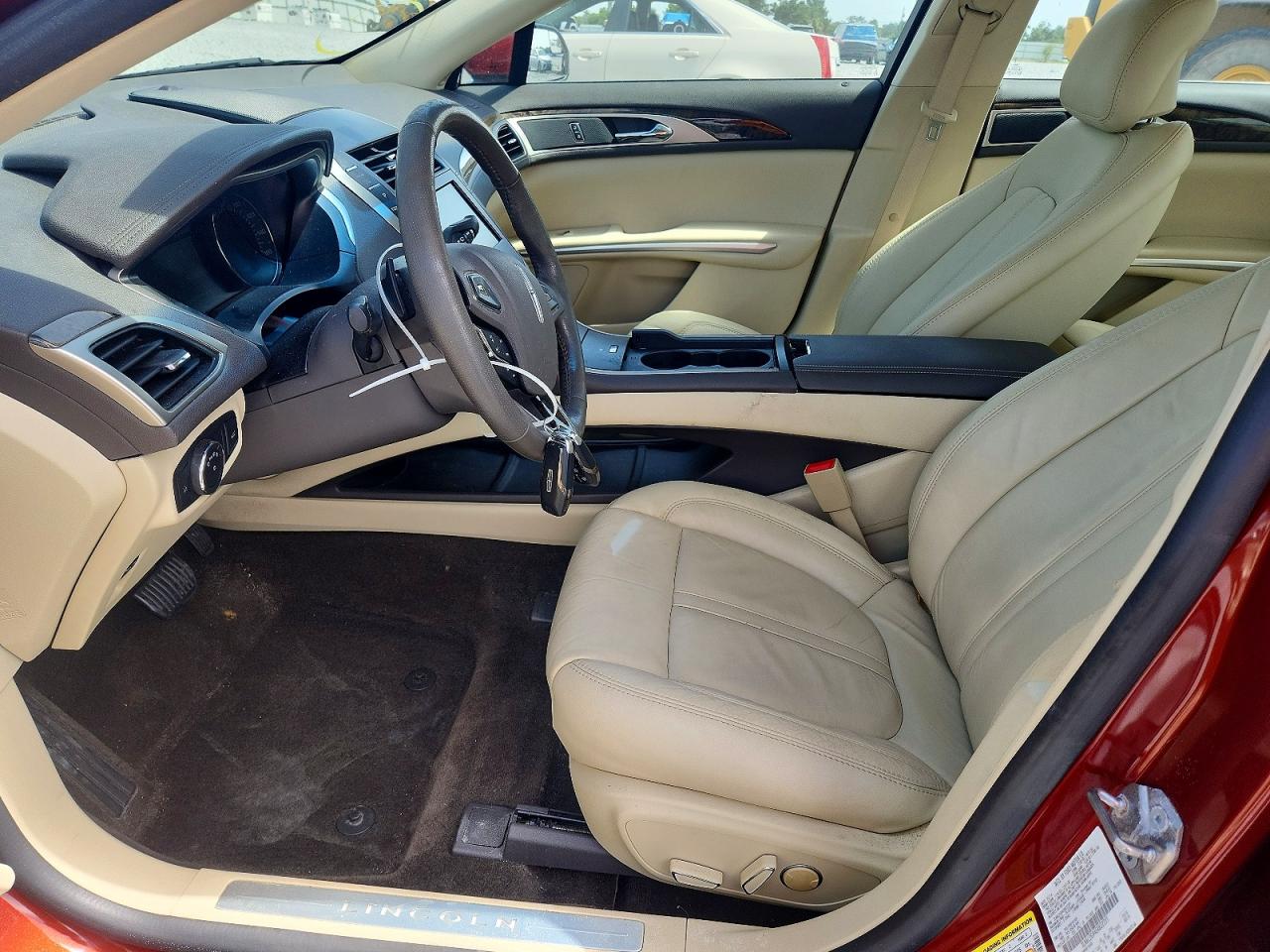 2014 Lincoln Mkz Orange vin: 3LN6L2G94ER832221
