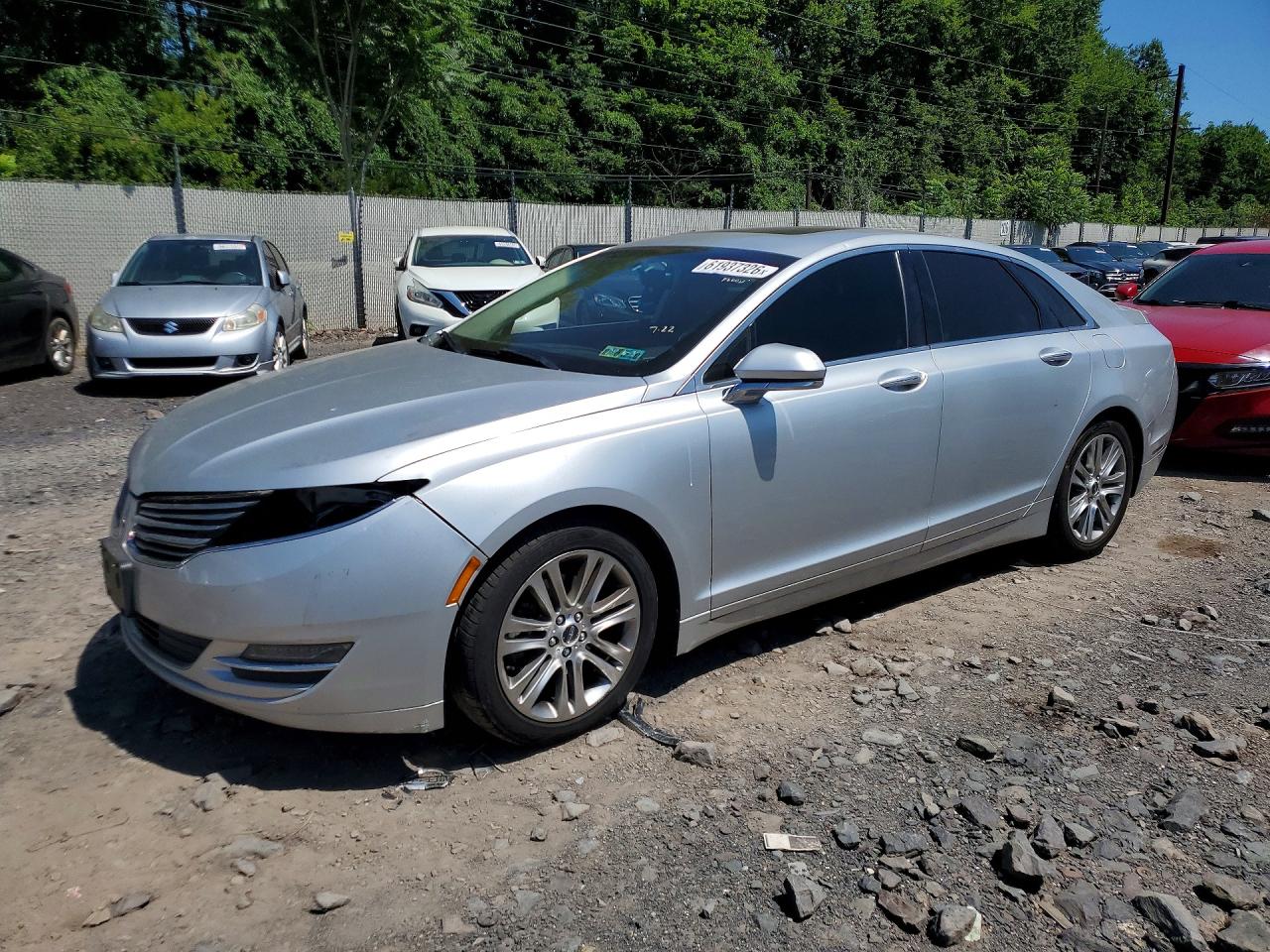 2015 Lincoln Mkz Gray vin: 3LN6L2G94FR616645