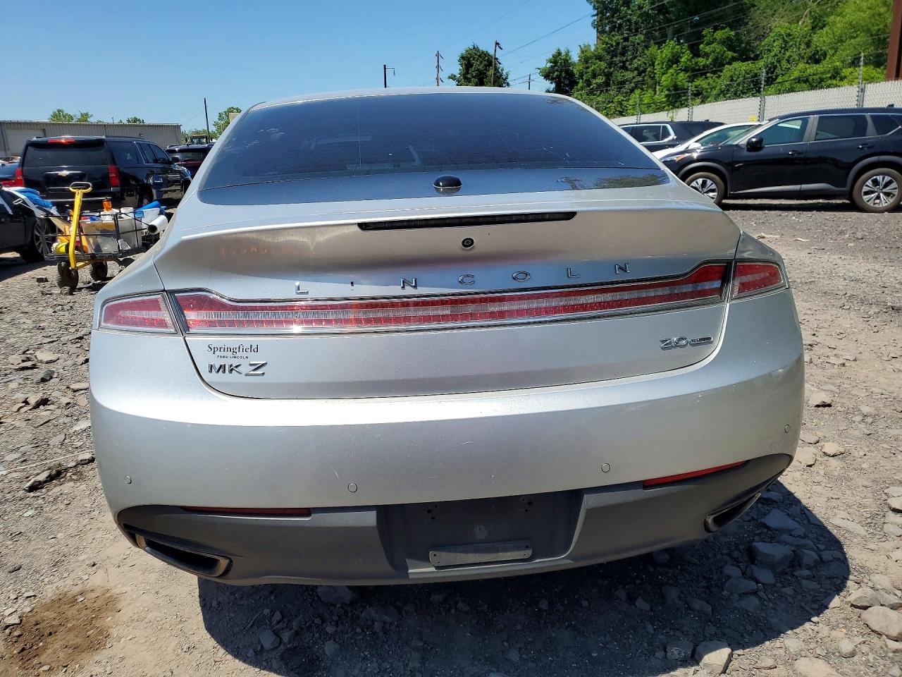 2015 Lincoln Mkz Gray vin: 3LN6L2G94FR616645