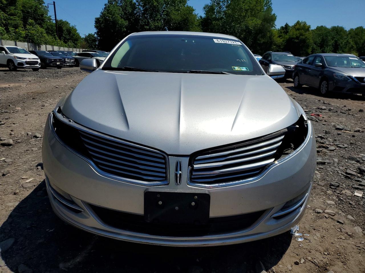 2015 Lincoln Mkz Gray vin: 3LN6L2G94FR616645