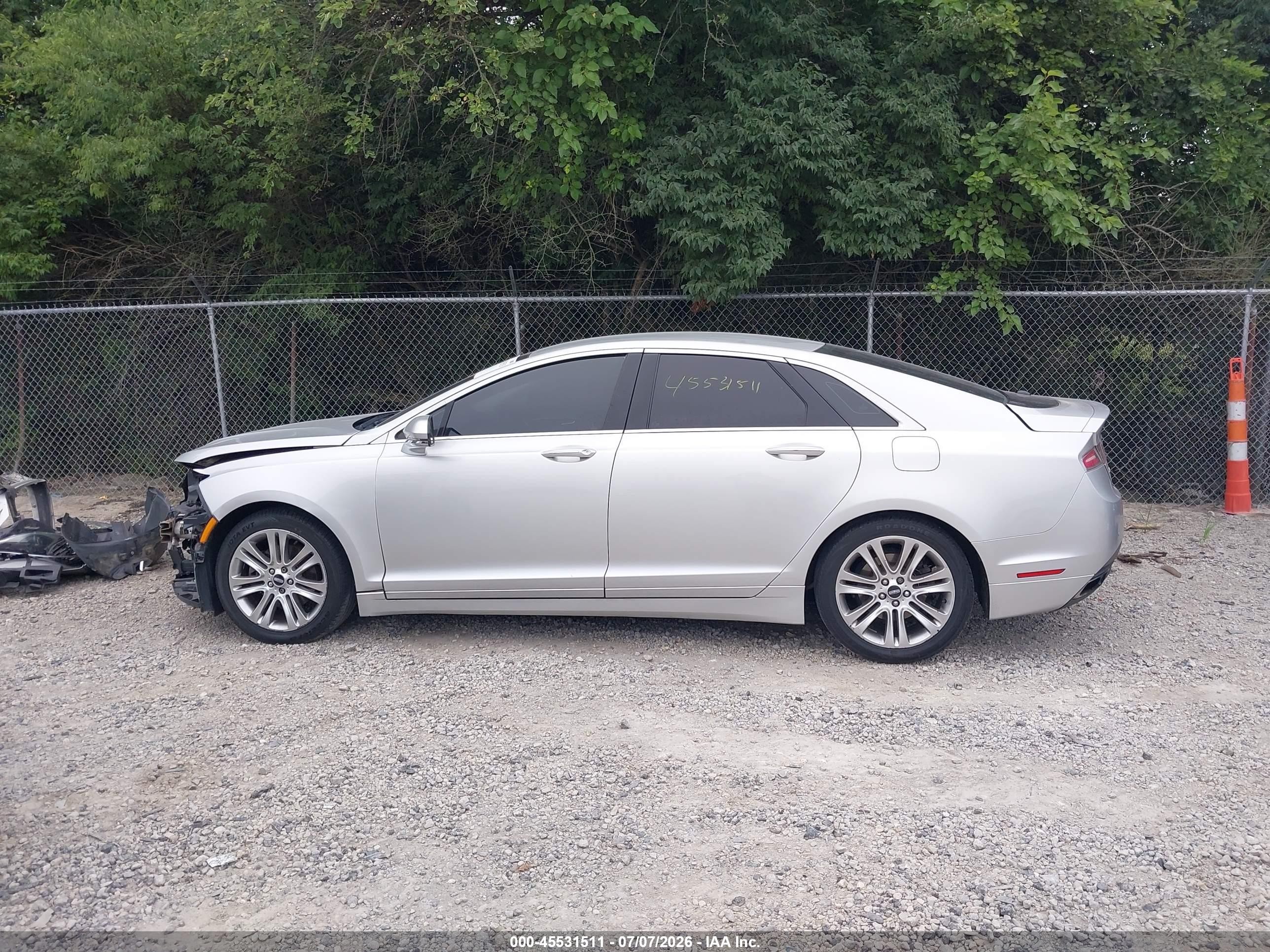 2015 Lincoln Mkz   Gray vin: 3LN6L2G94FR628603
