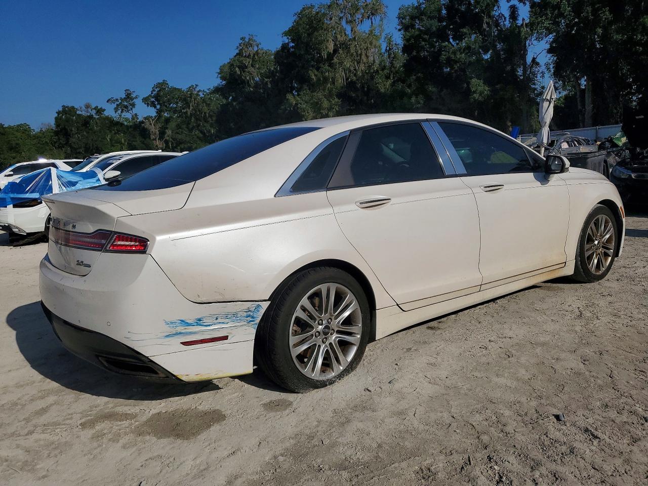 2013 Lincoln Mkz White vin: 3LN6L2G95DR807214