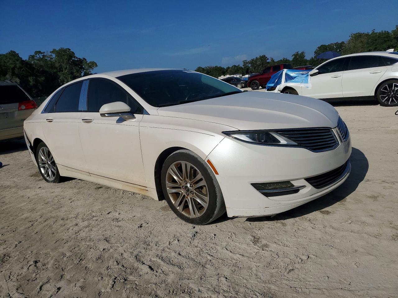 2013 Lincoln Mkz White vin: 3LN6L2G95DR807214