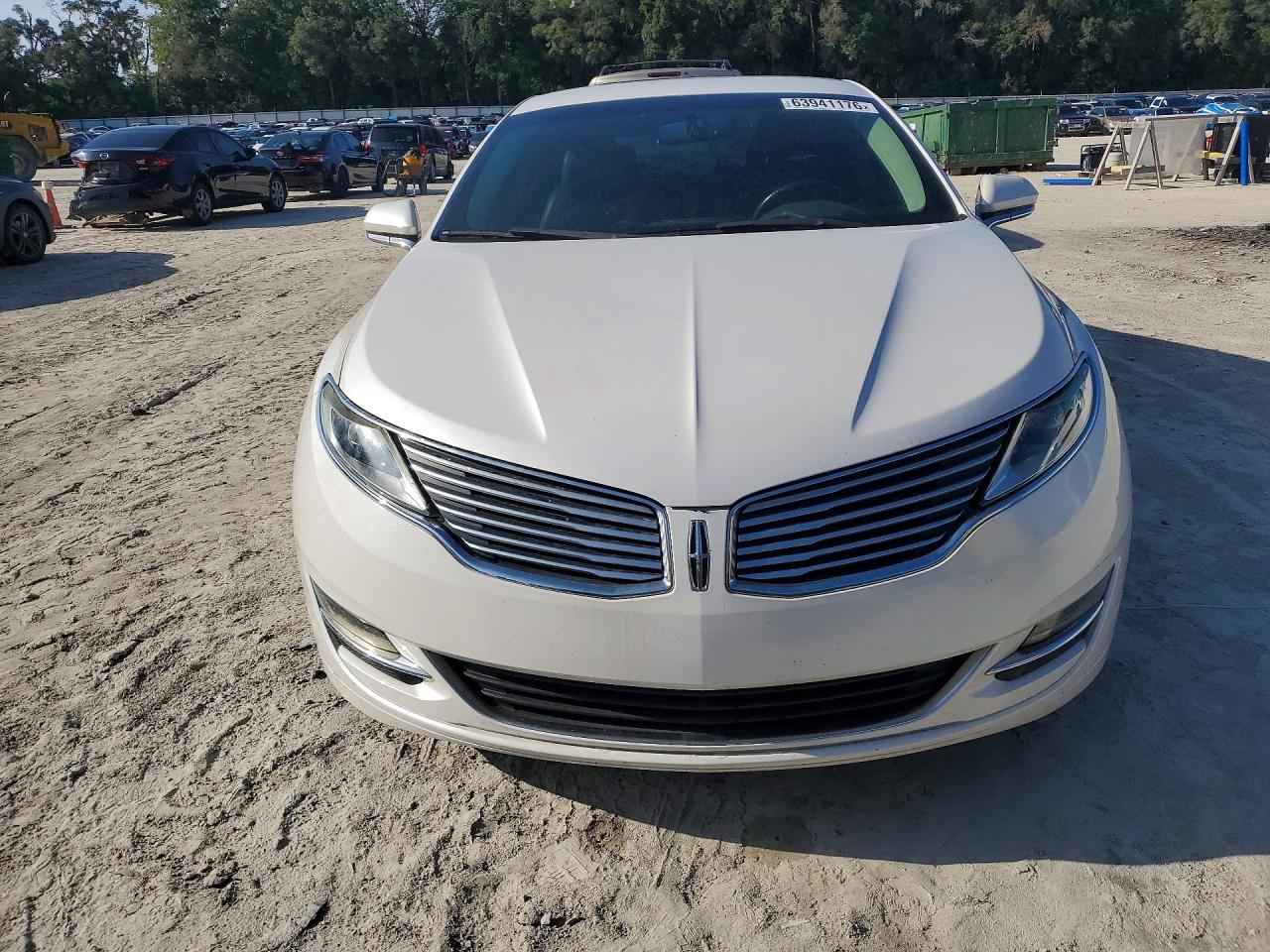 2013 Lincoln Mkz White vin: 3LN6L2G95DR807214