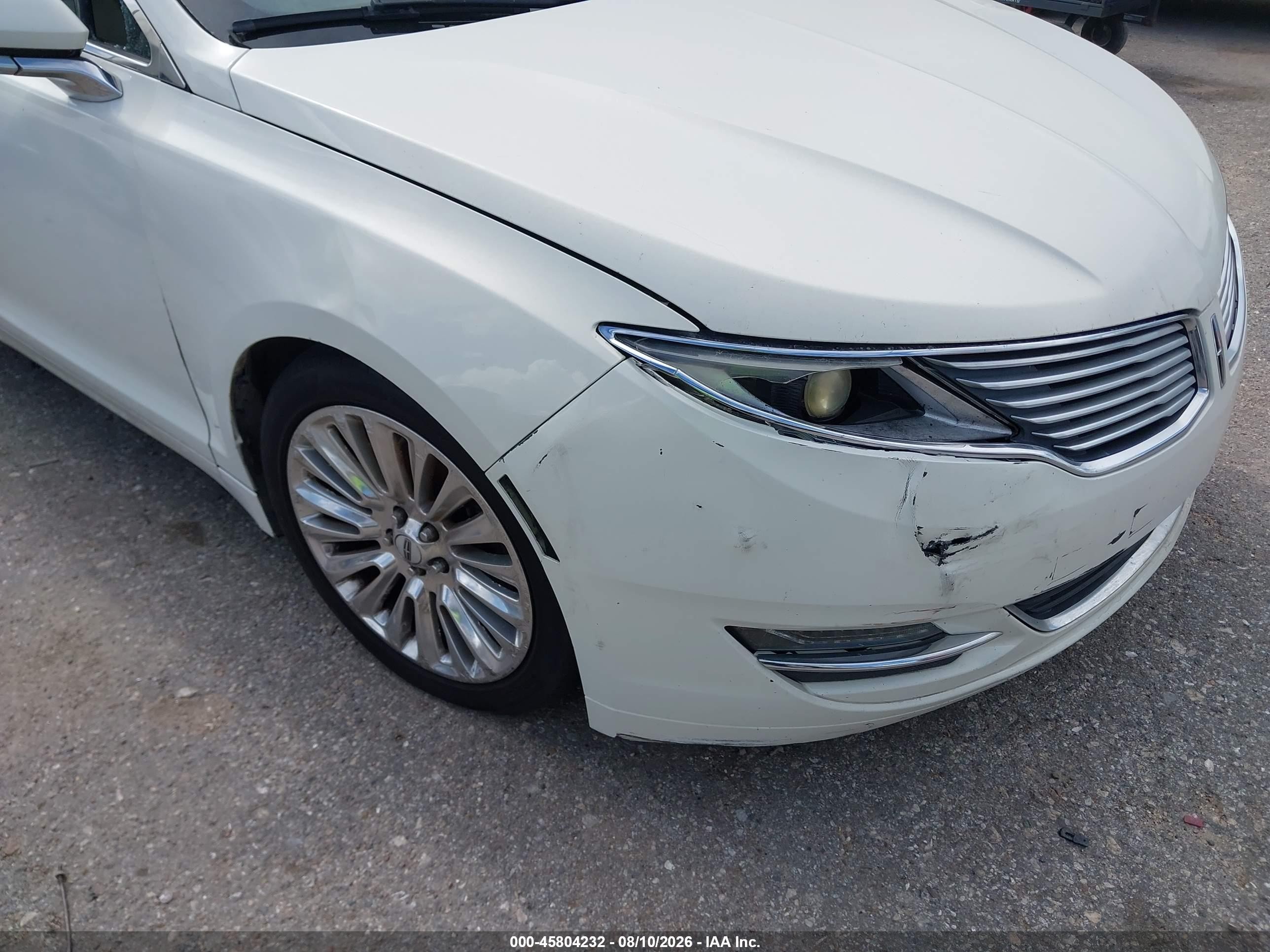 2013 Lincoln Mkz   Cream vin: 3LN6L2G95DR825129