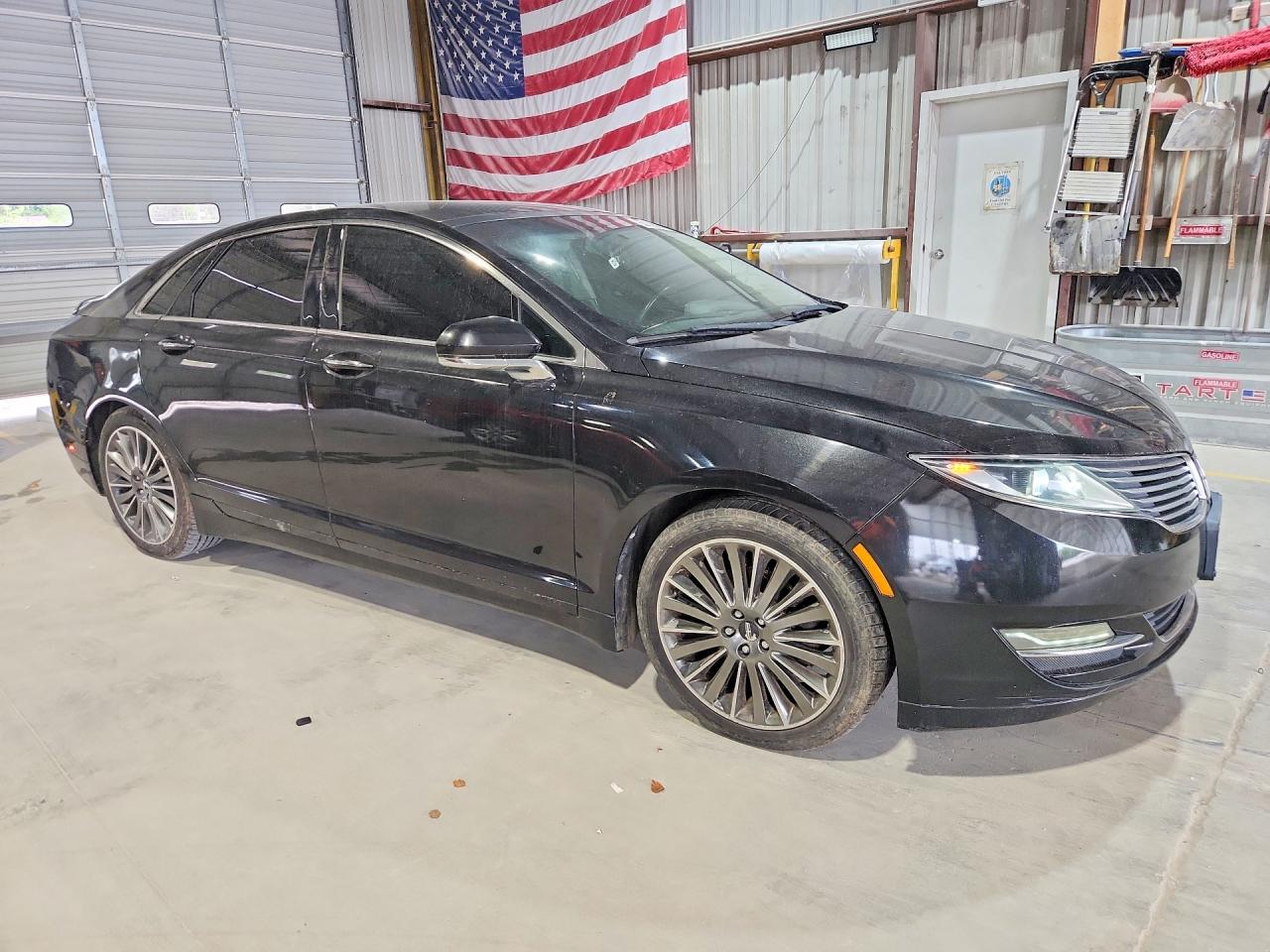 2013 Lincoln Mkz Черный vin: 3LN6L2G95DR828306
