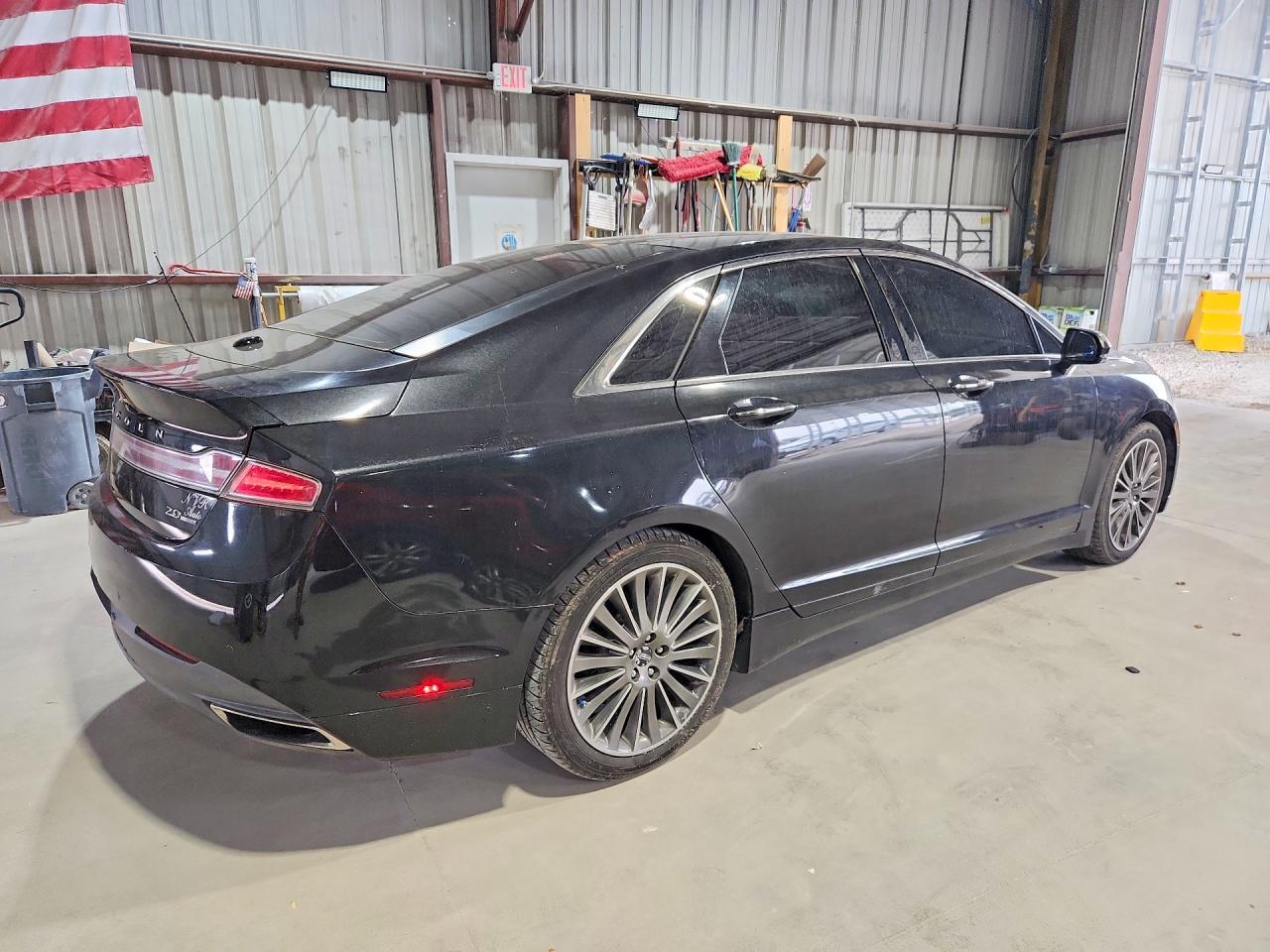 2013 Lincoln Mkz Черный vin: 3LN6L2G95DR828306