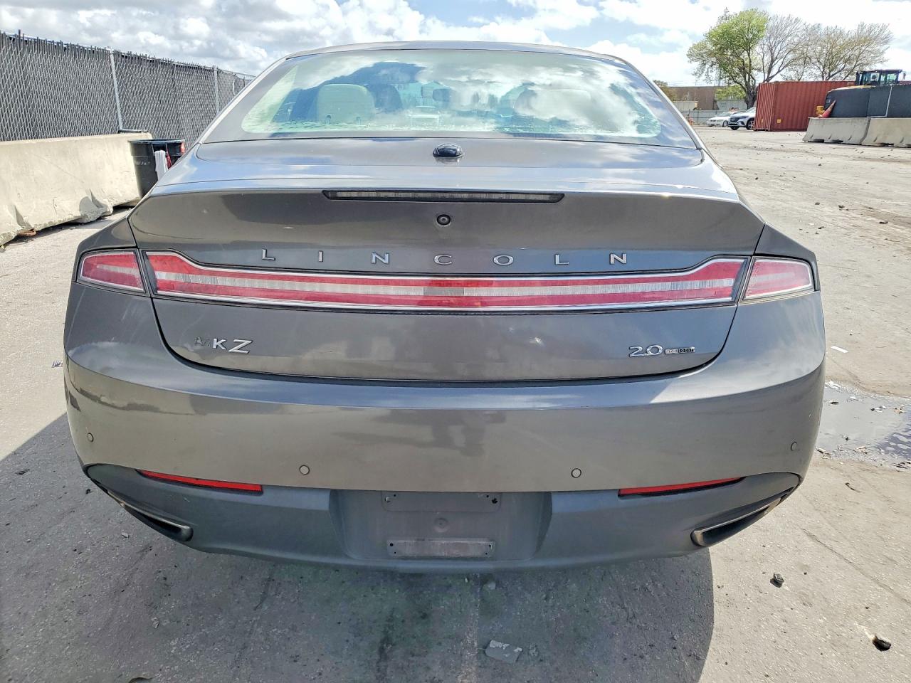 2014 Lincoln Mkz Серый vin: 3LN6L2G95ER830977