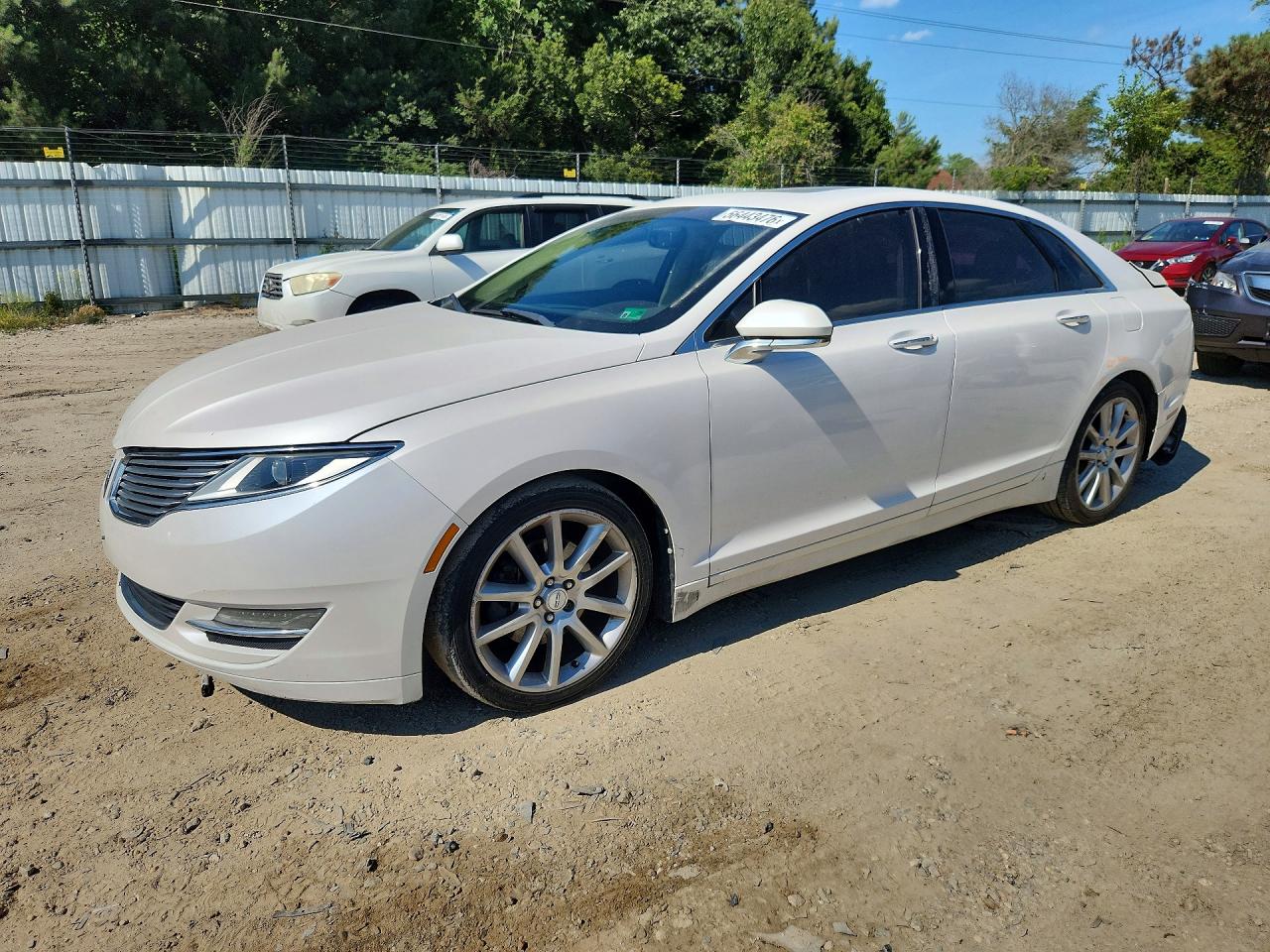 2014 Lincoln Mkz White vin: 3LN6L2G95ER833104
