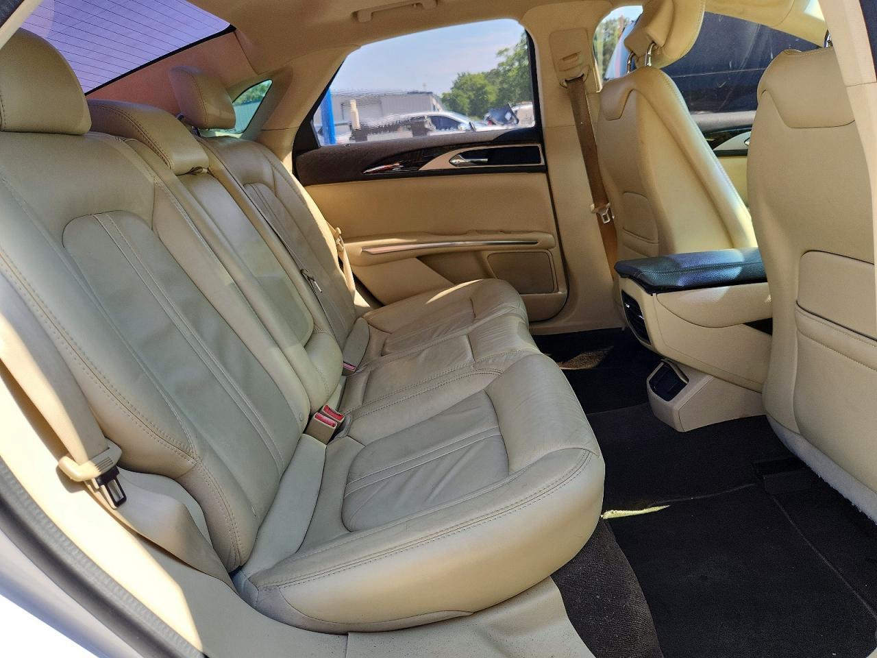 2014 Lincoln Mkz White vin: 3LN6L2G95ER833104