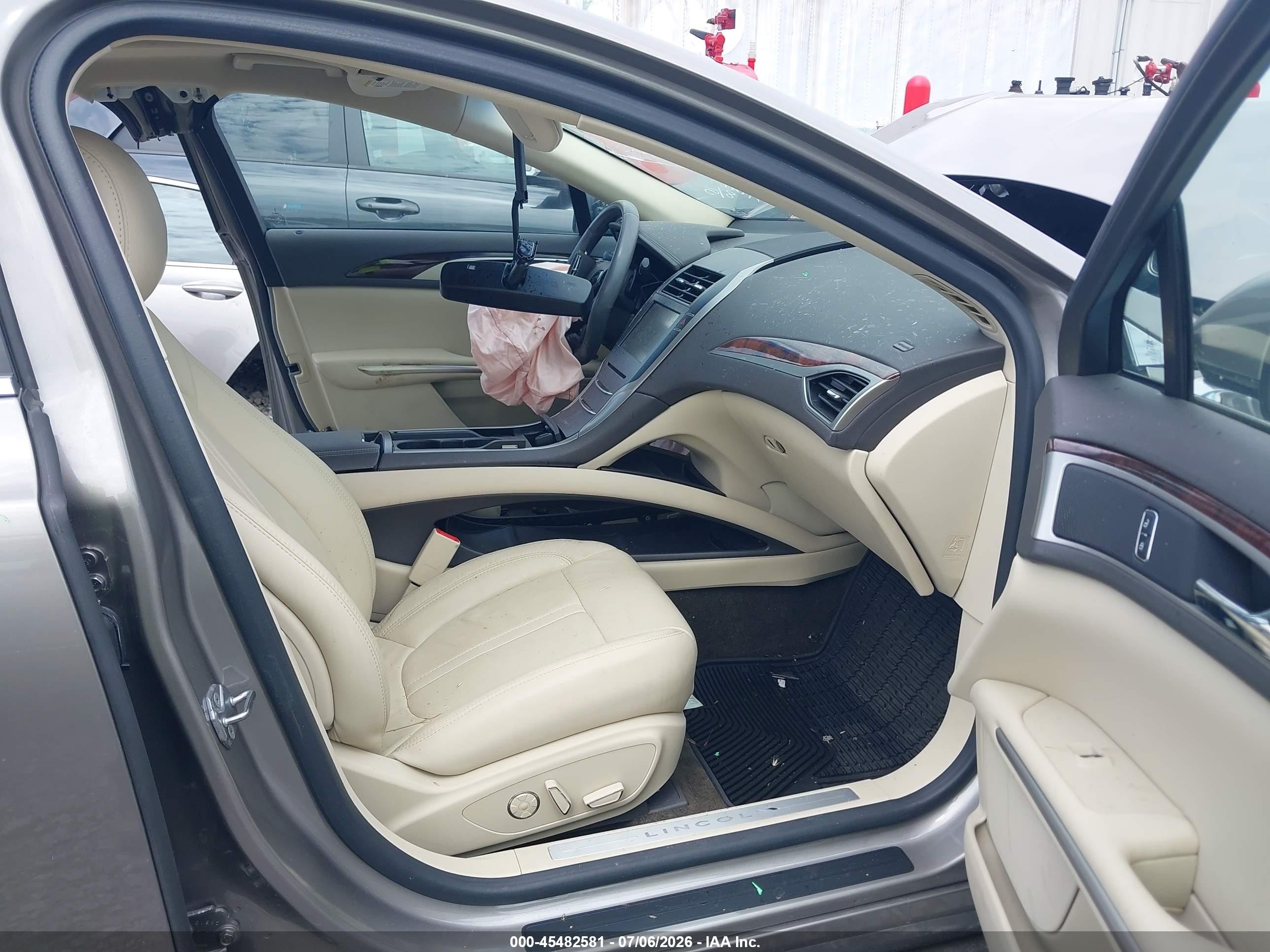 2015 Lincoln Mkz   Gray vin: 3LN6L2G95FR618355