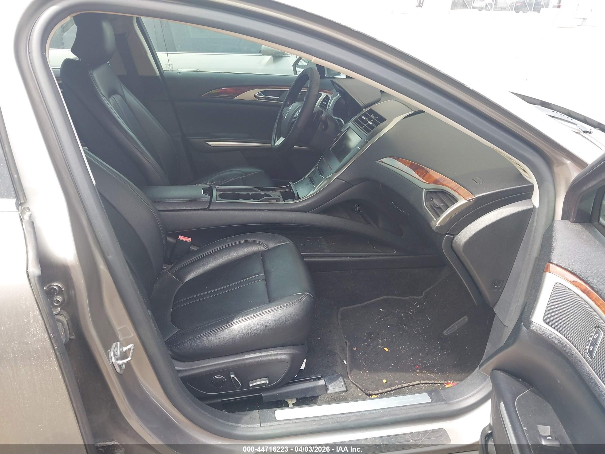 2016 Lincoln Mkz   Gray vin: 3LN6L2G95GR613481