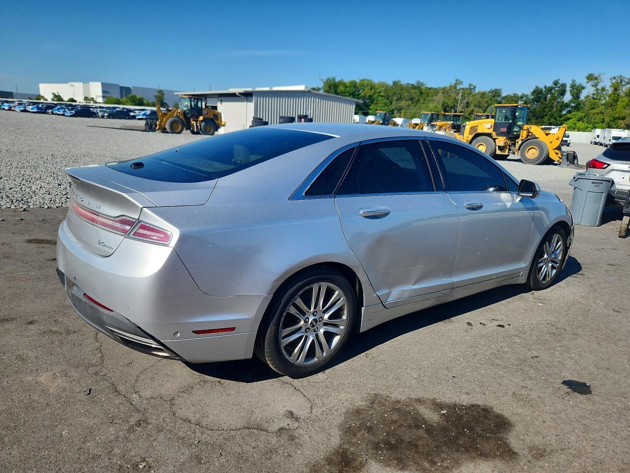 2013 Lincoln Mkz Silver vin: 3LN6L2G96DR813491