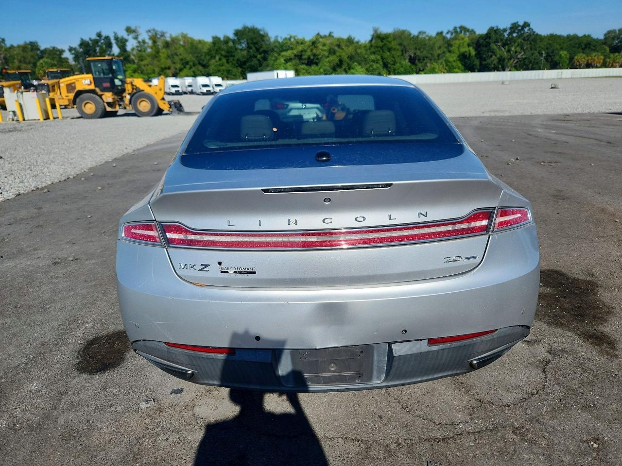 2013 Lincoln Mkz Silver vin: 3LN6L2G96DR813491