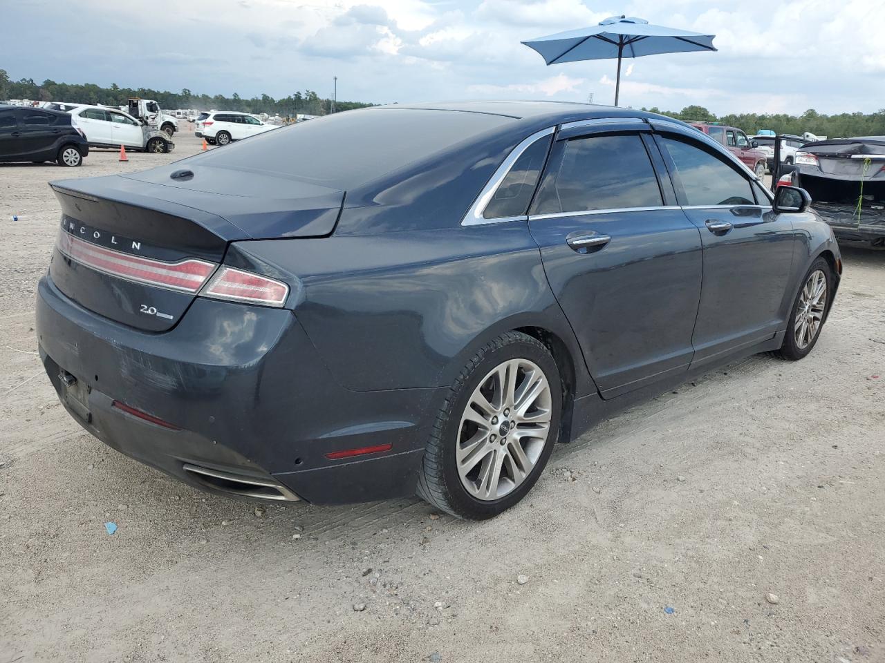 2013 Lincoln Mkz Gray vin: 3LN6L2G96DR819811