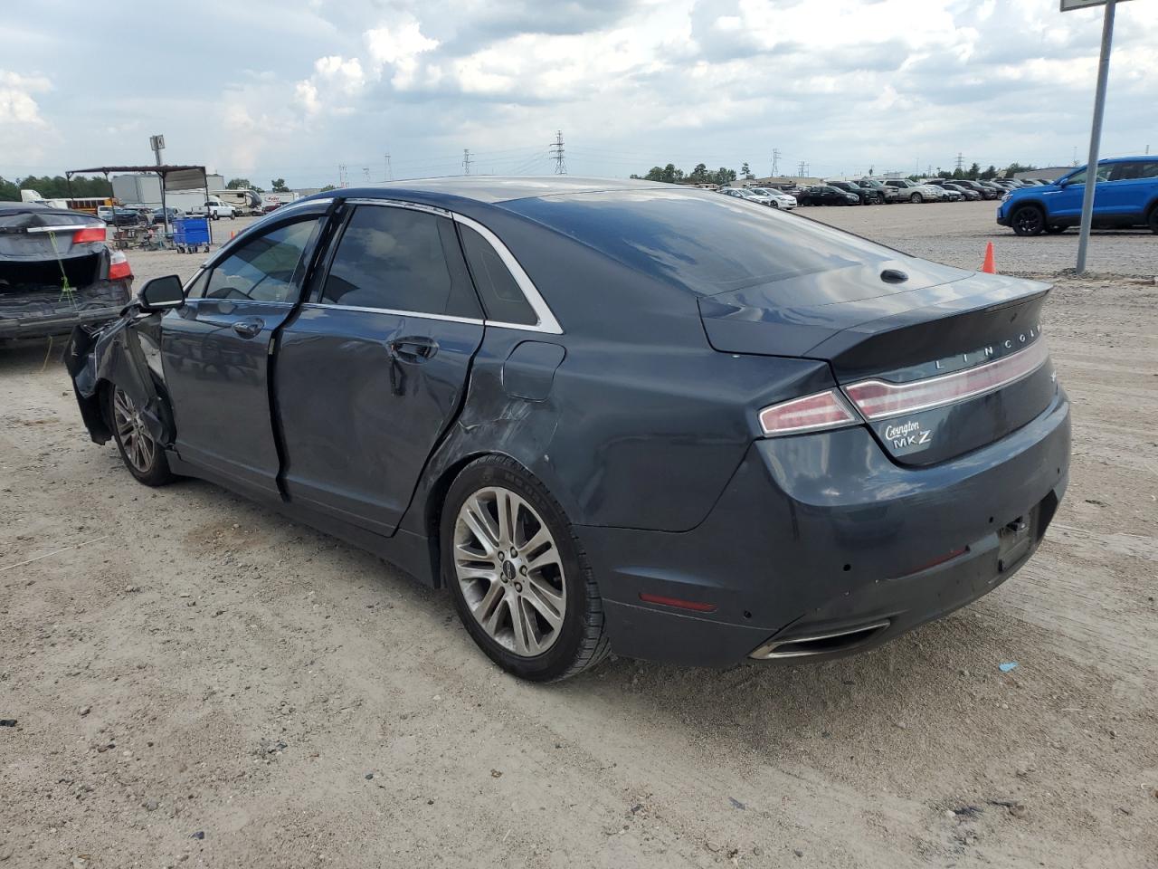 2013 Lincoln Mkz Gray vin: 3LN6L2G96DR819811