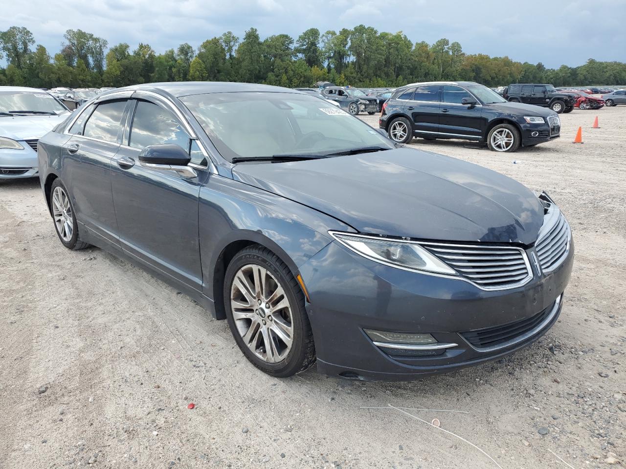 2013 Lincoln Mkz Gray vin: 3LN6L2G96DR819811