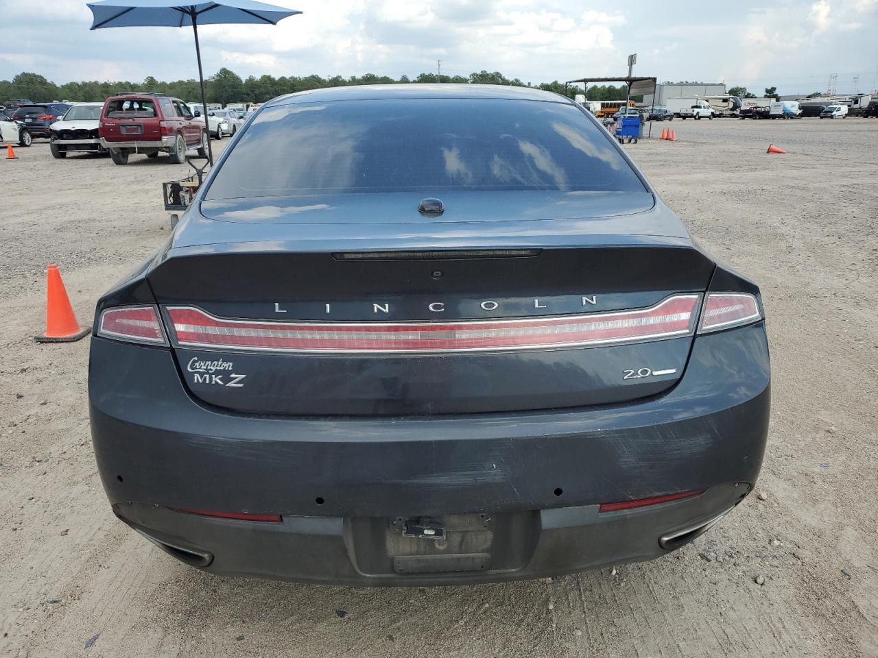 2013 Lincoln Mkz Gray vin: 3LN6L2G96DR819811